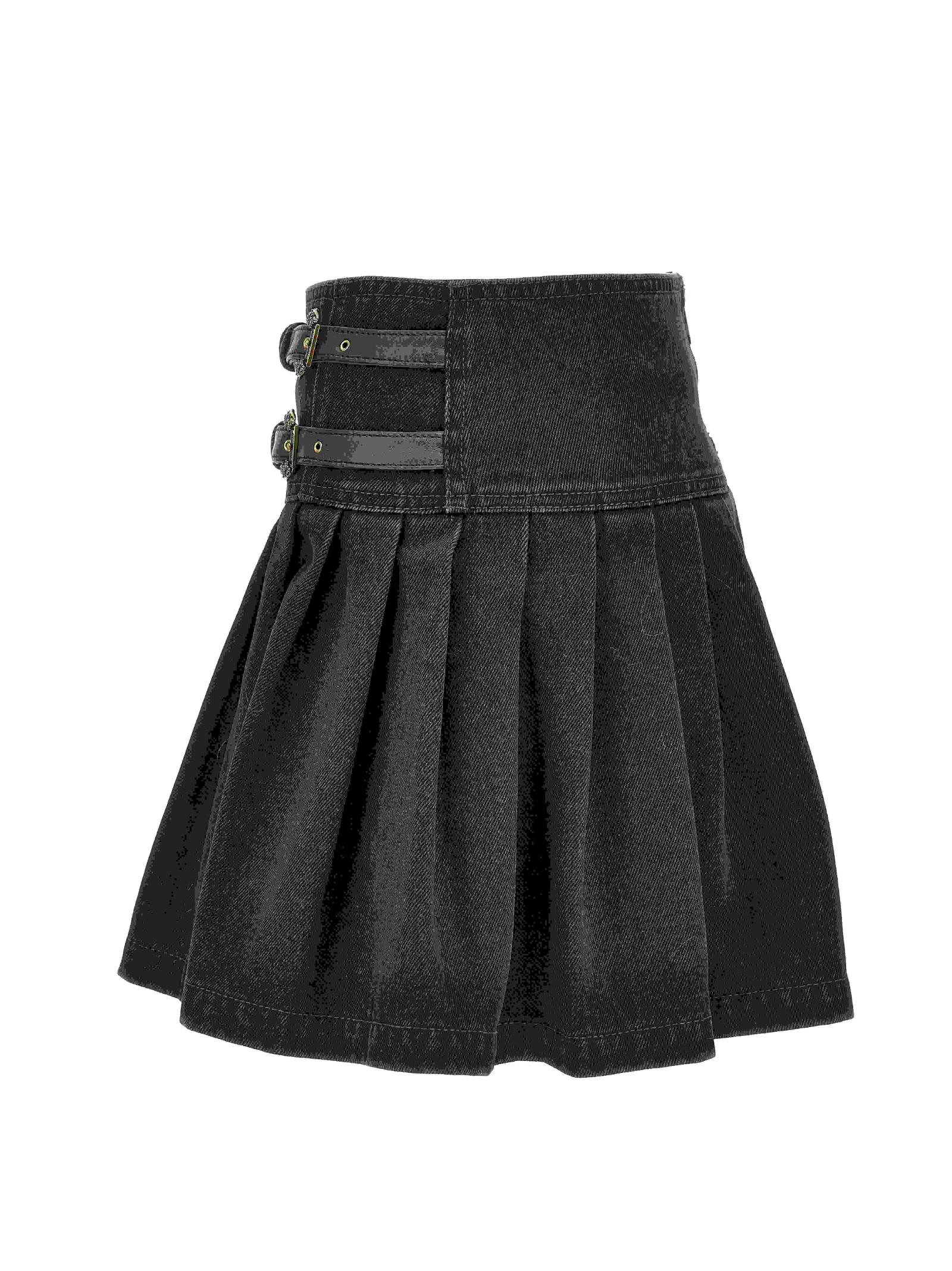 Shop Versace Jeans Couture Skirt In Black