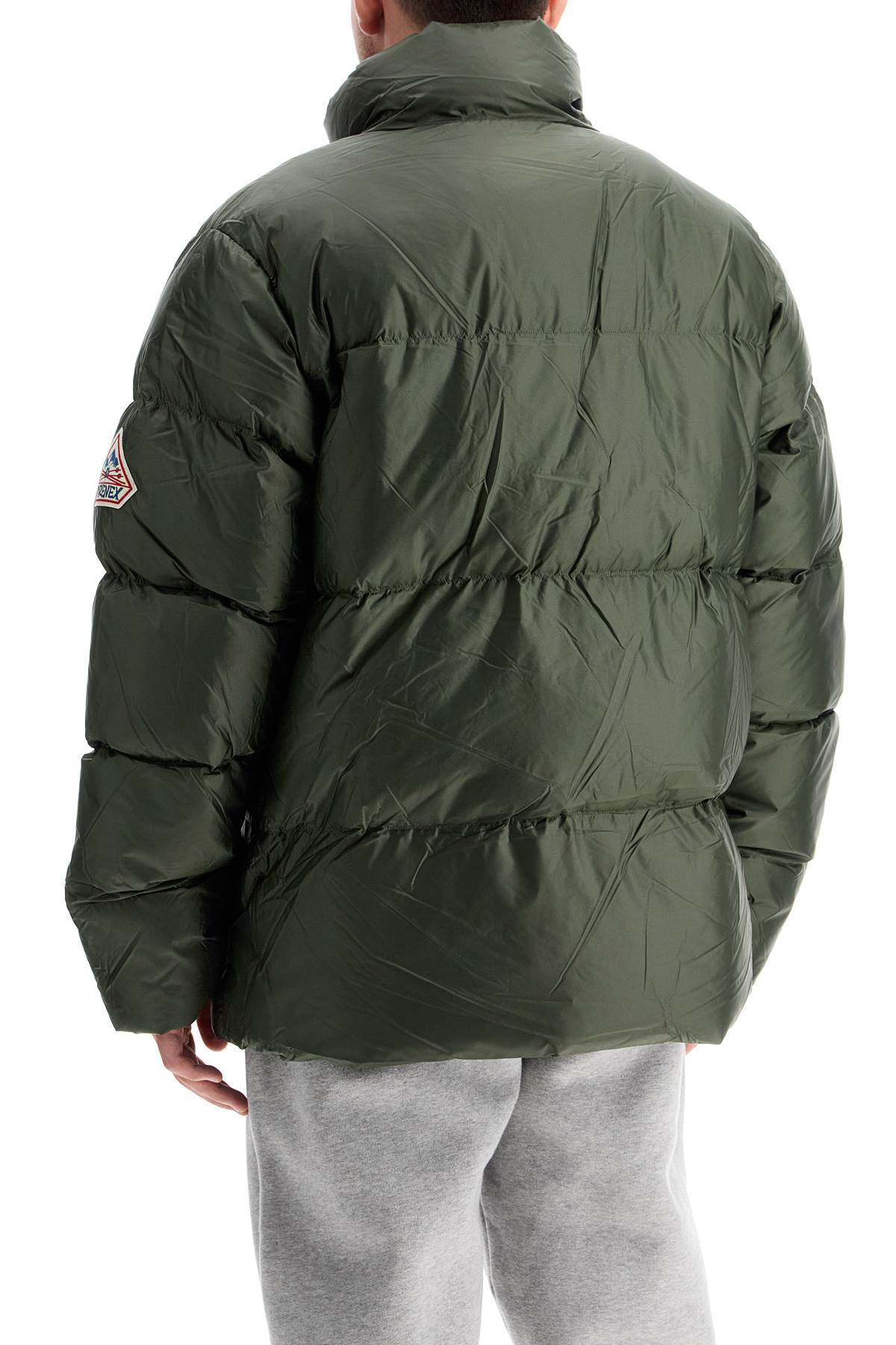 Shop Pyrenex Shift 2 Unisex Down Jacket In Deep Khaki (green)