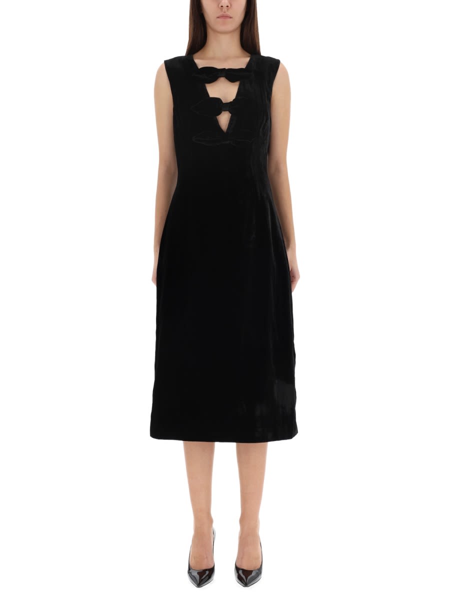 Baum Und Pferdgarten Viscose-polyester Blend Dress In Black