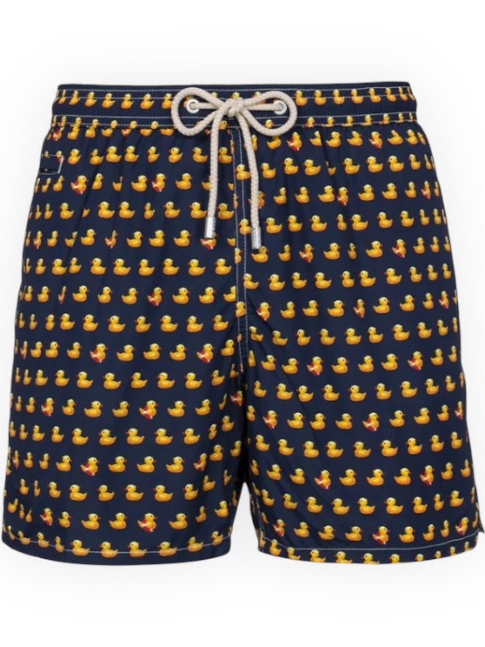 Pattern-printed Drawstring Swim Shorts MC2 Saint Barth