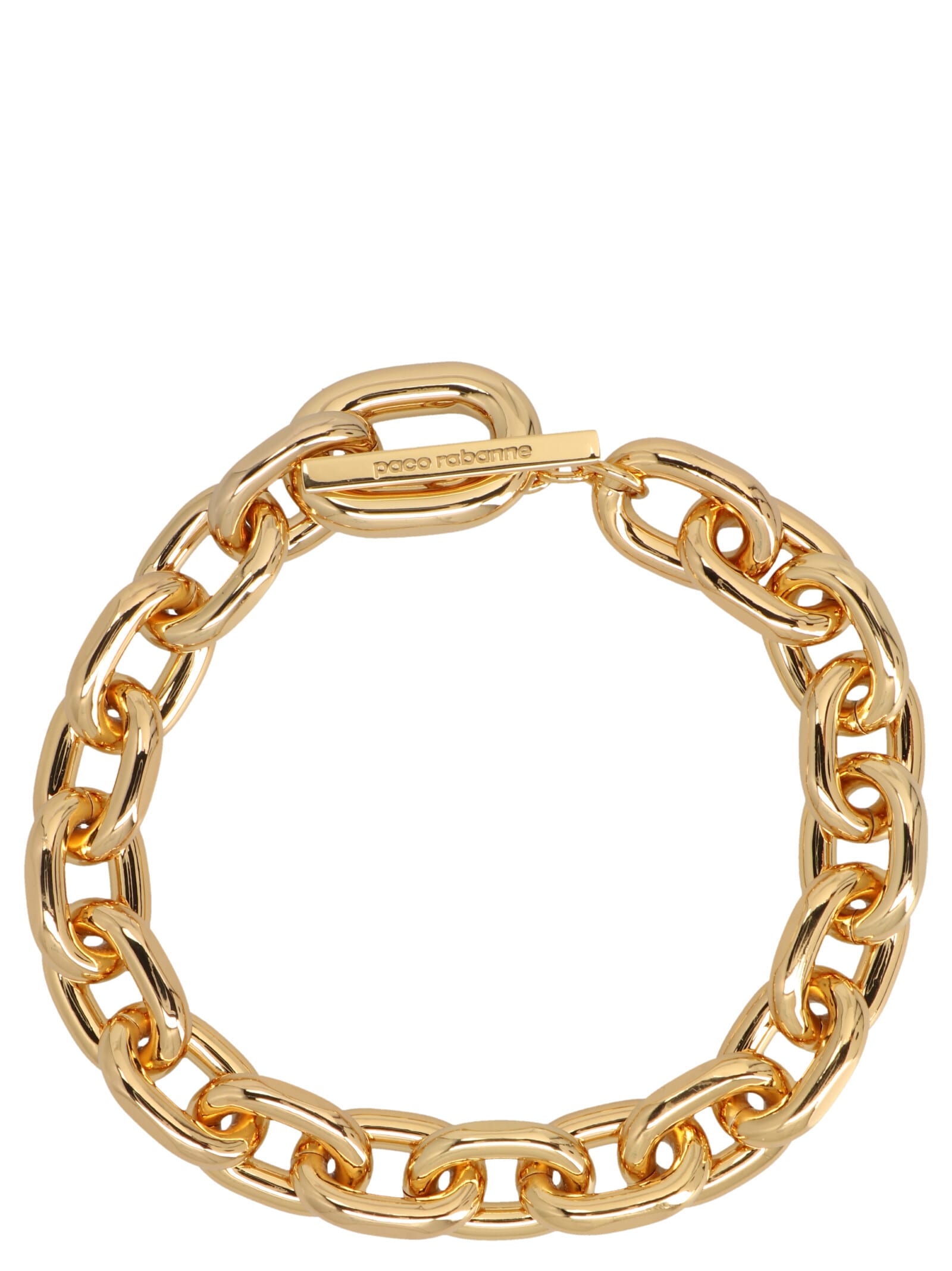 Shop Rabanne Xl Link Neck Bracelet In Gold