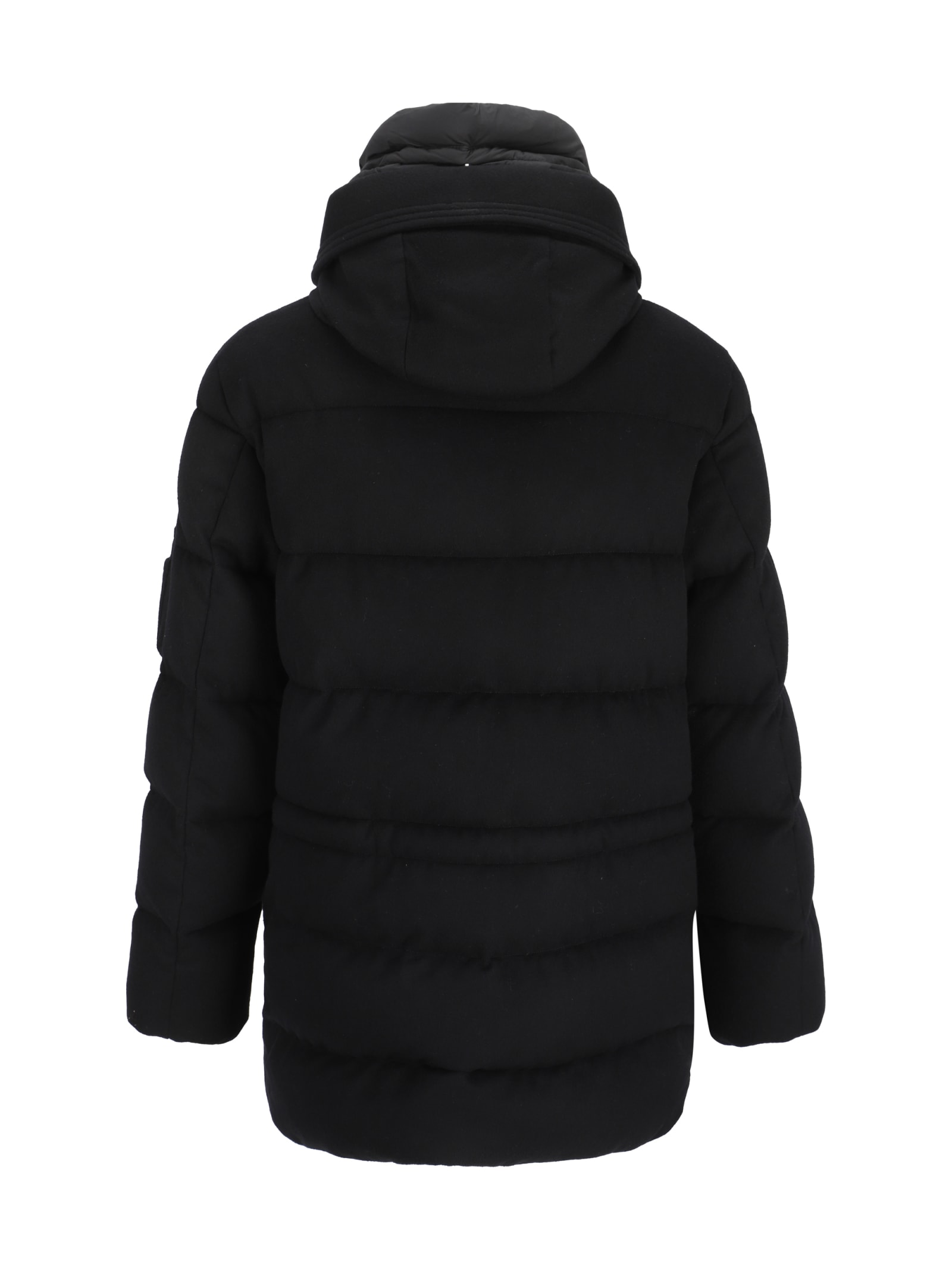 Shop Moorer Davide-lsl Parka Jacket In Nero