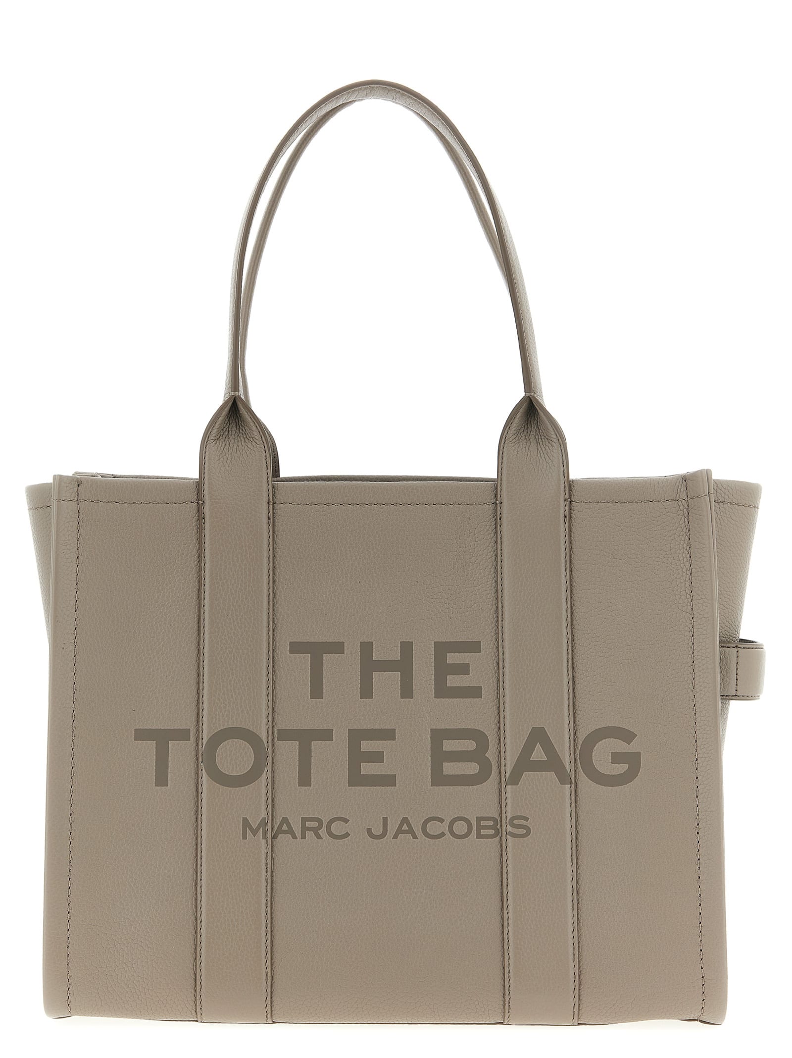 Marc Jacobs The Leather Large Tote Shopping Bag In Brown