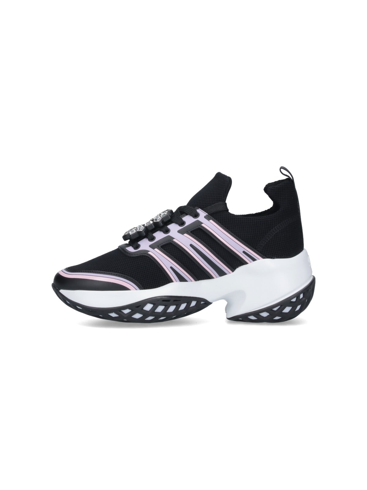 Roger Vivier Viv Run Sneakers In Black