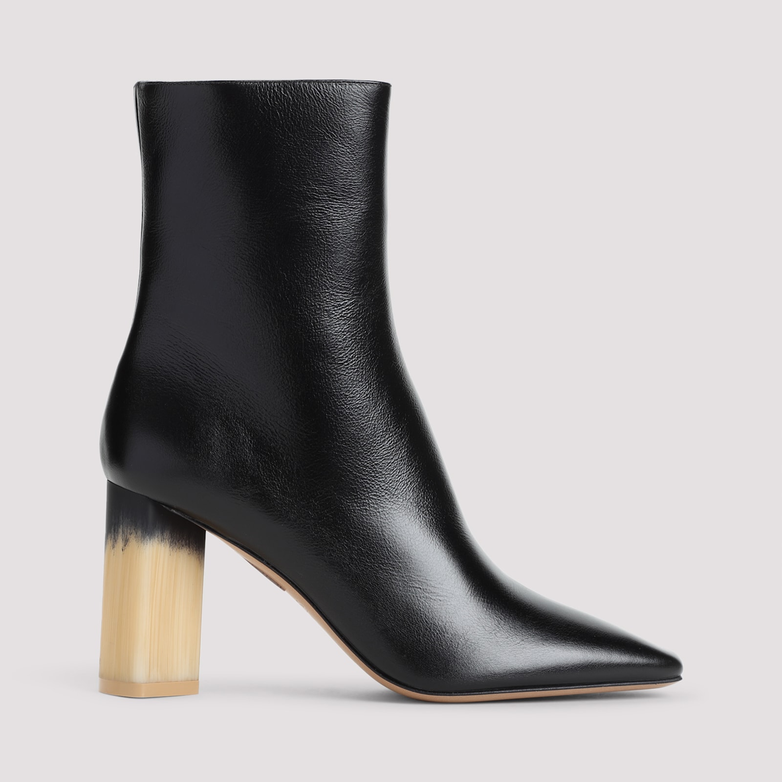 Chloé Bottines À Talon Georgia Femme Noir Taille 38 100% Cuir D'agneau In Black