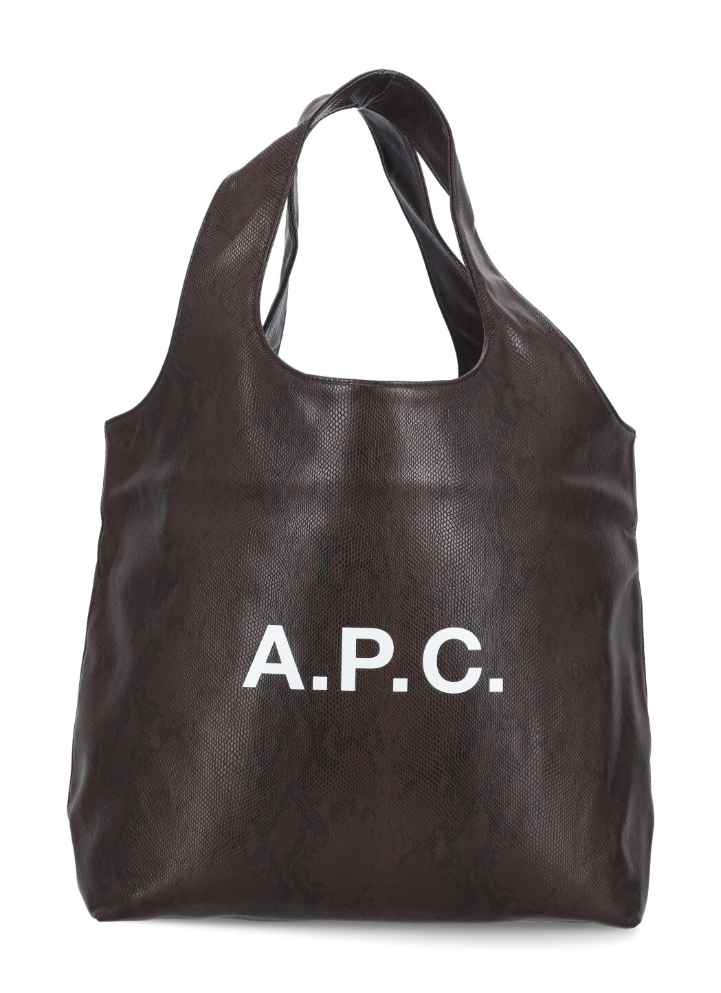 Shop Apc Ninon Shopping Bag In Brown