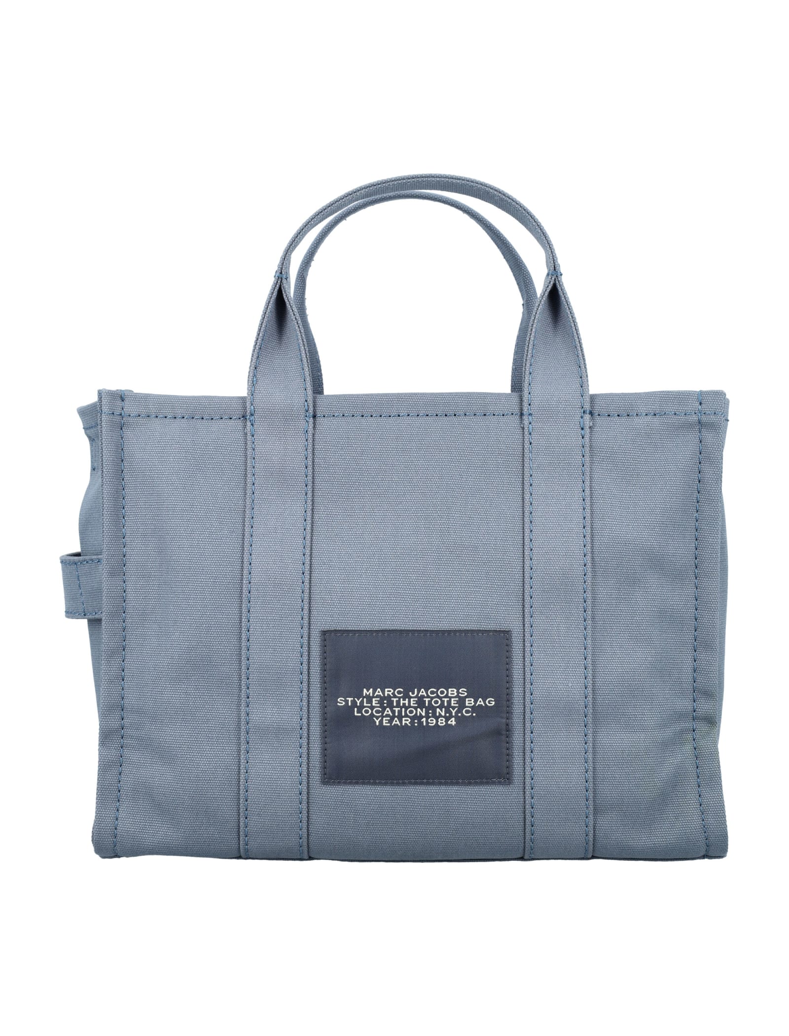 Shop Marc Jacobs The Medium Tote Bag In Blue Shadow