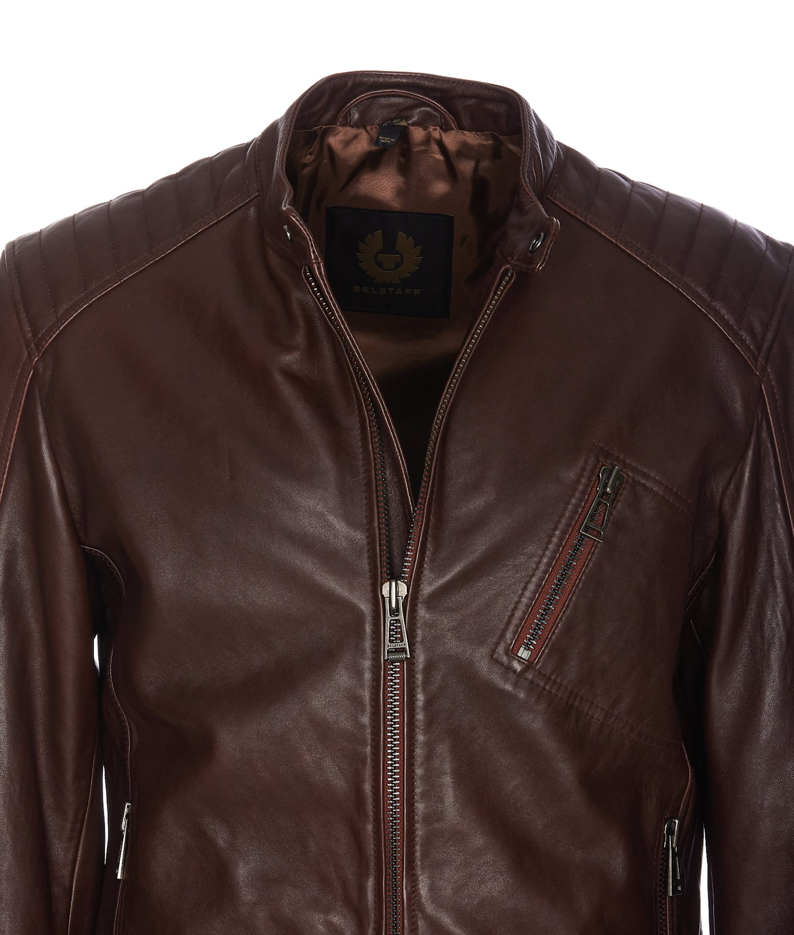 BELSTAFF V RACER LEATHER JACKET 