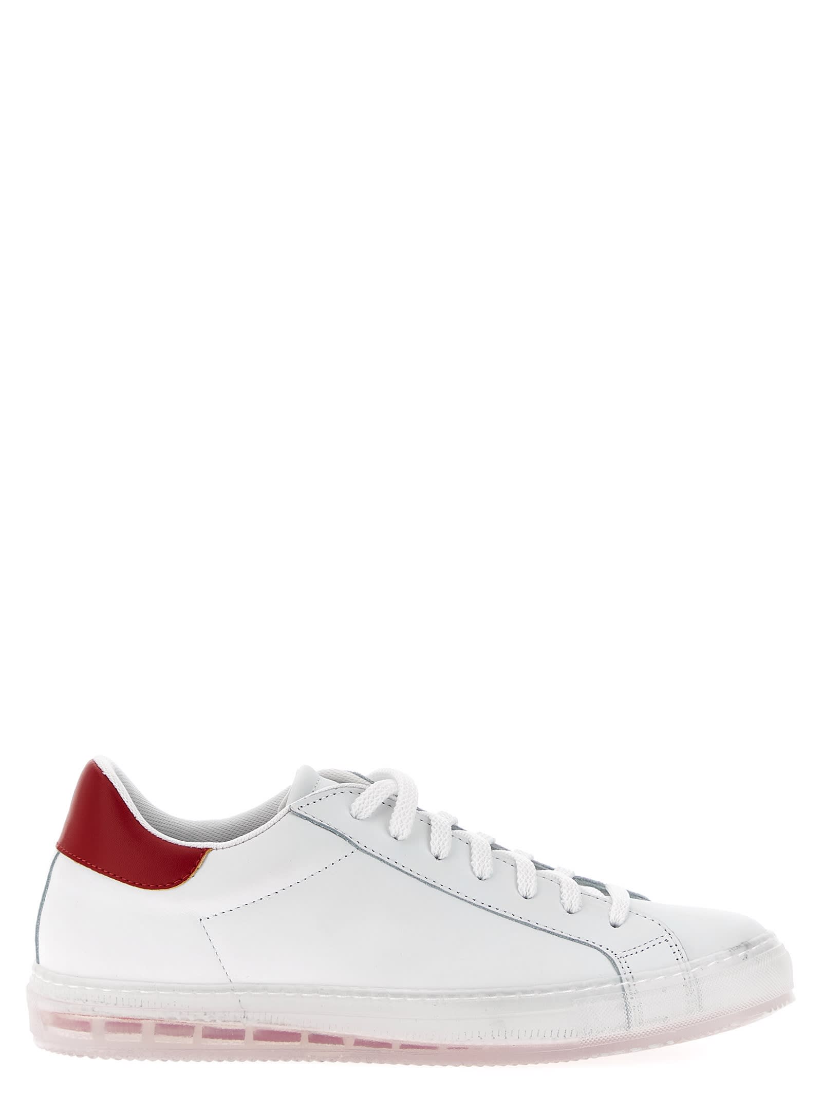 Shop Kiton Ussa088 Sneakers In Red