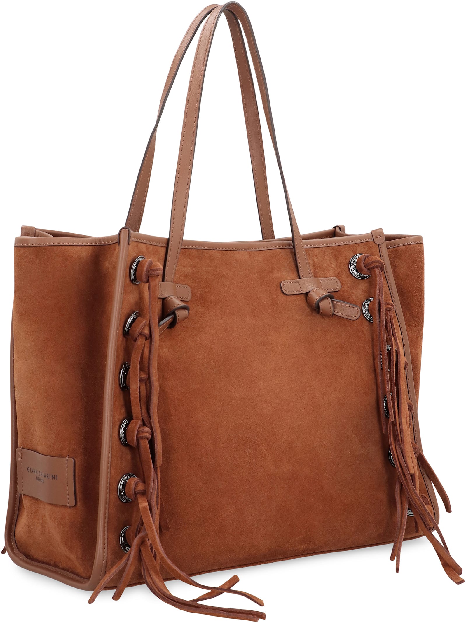Gianni Chiarini Miss Marcella Leather Mini Handbag In Brown