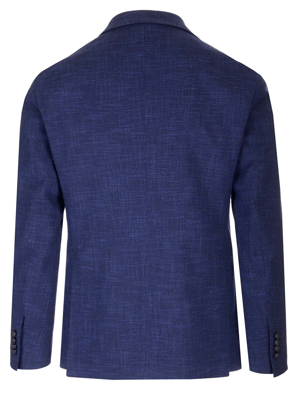 Shop Tagliatore Montecarlo Jacket In Wool And Silk In Blue