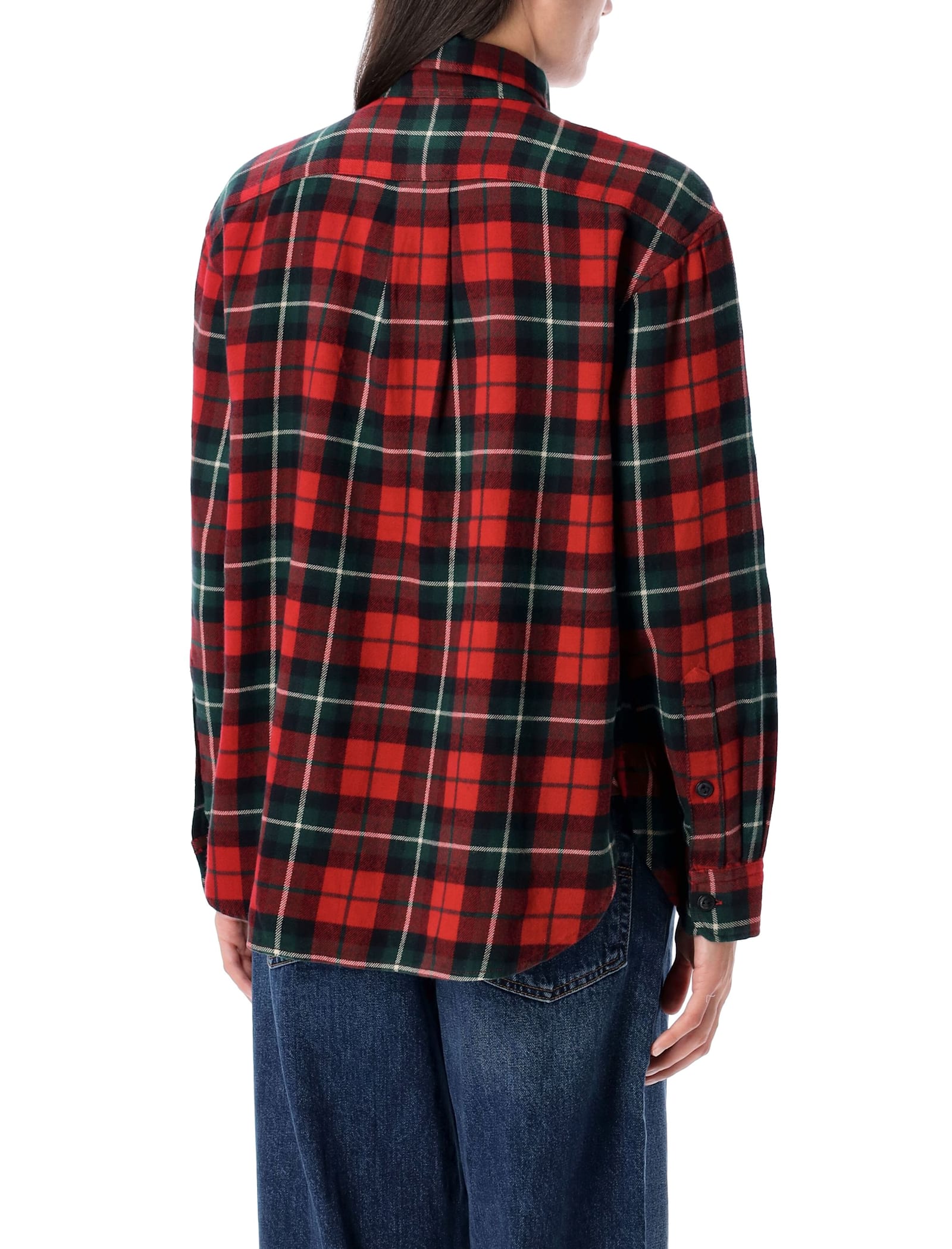 Shop Polo Ralph Lauren Relaxed Fit Plaid Cotton Shirt In Red Check