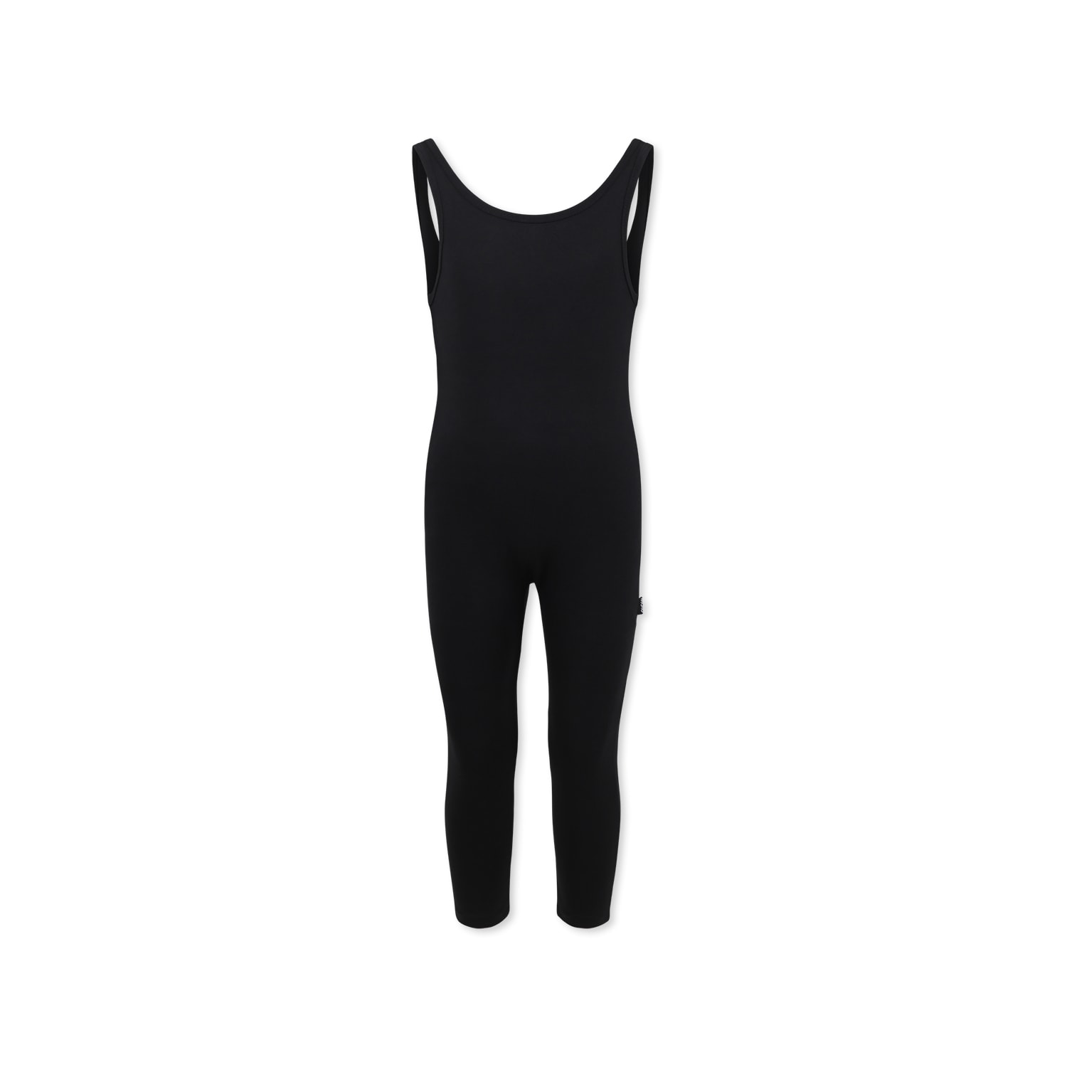 Molo Black Jumpsuit For Girl In Black