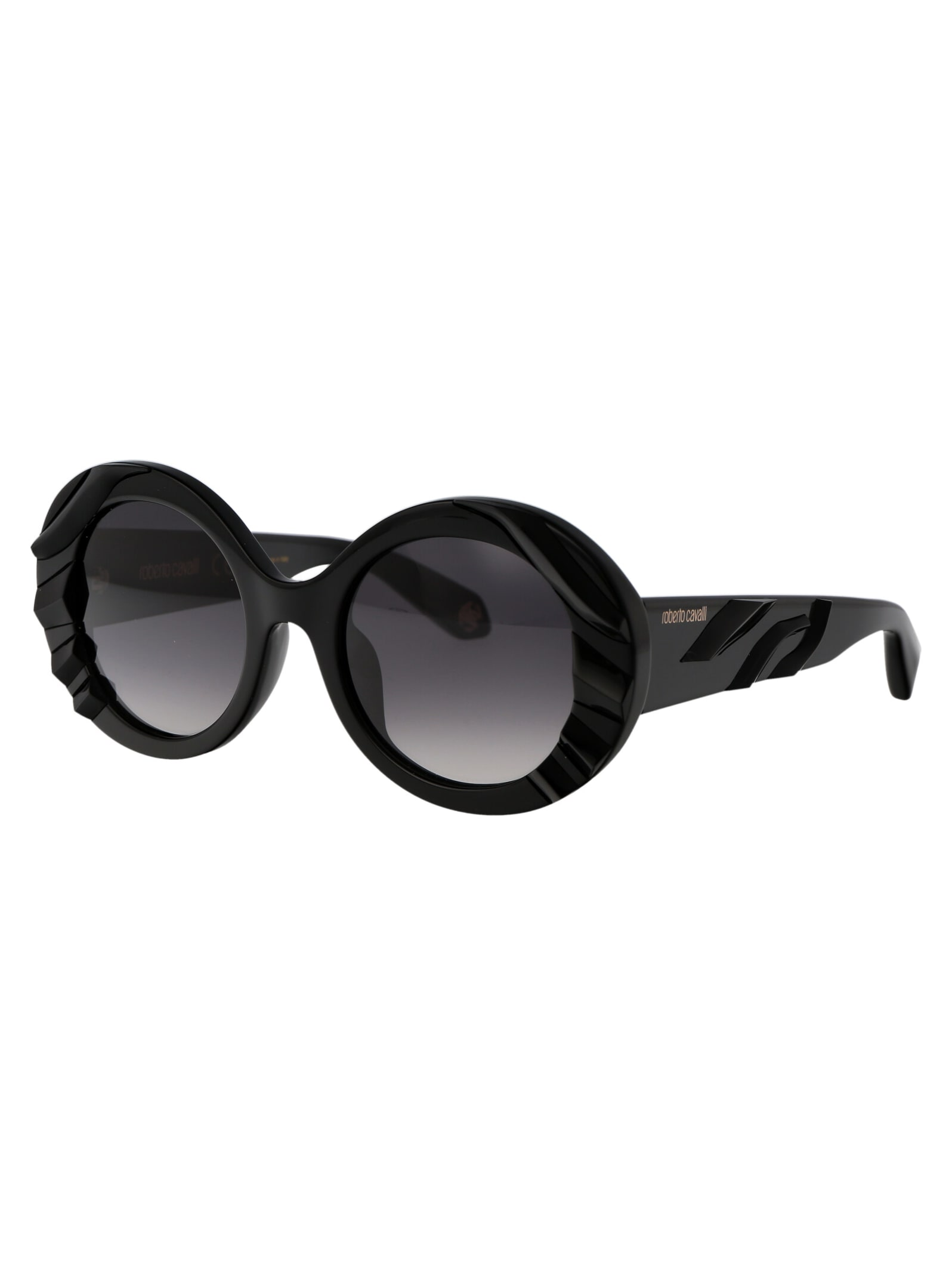Roberto Cavalli Src010v Sunglasses In Black