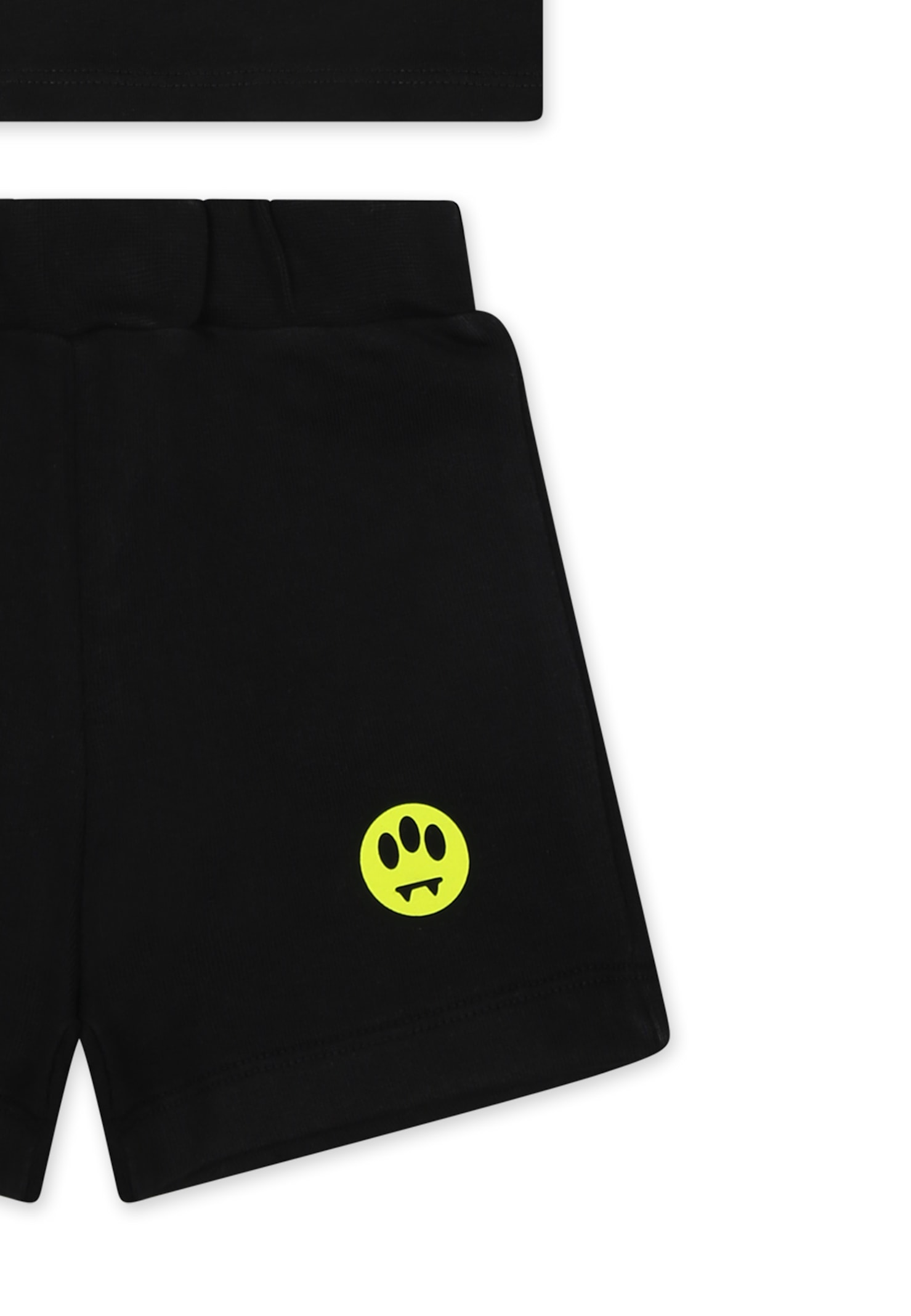 Barrow Black Suit For Babykids With Logo In Black