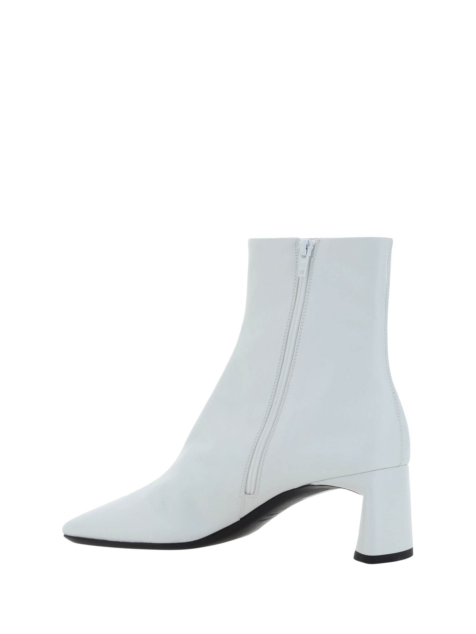 Shop Balenciaga Dutyfree Ankle Boots In White