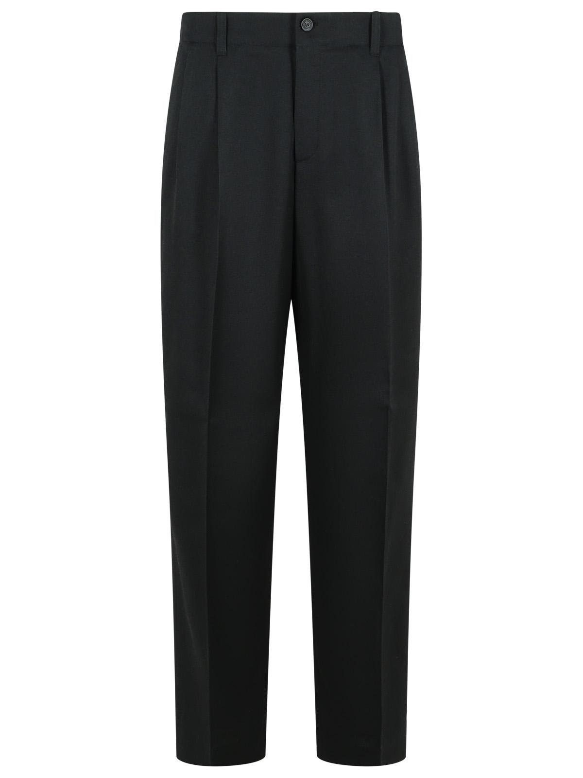 Golden Goose Slacks Black Virgin Wool Pants In Black