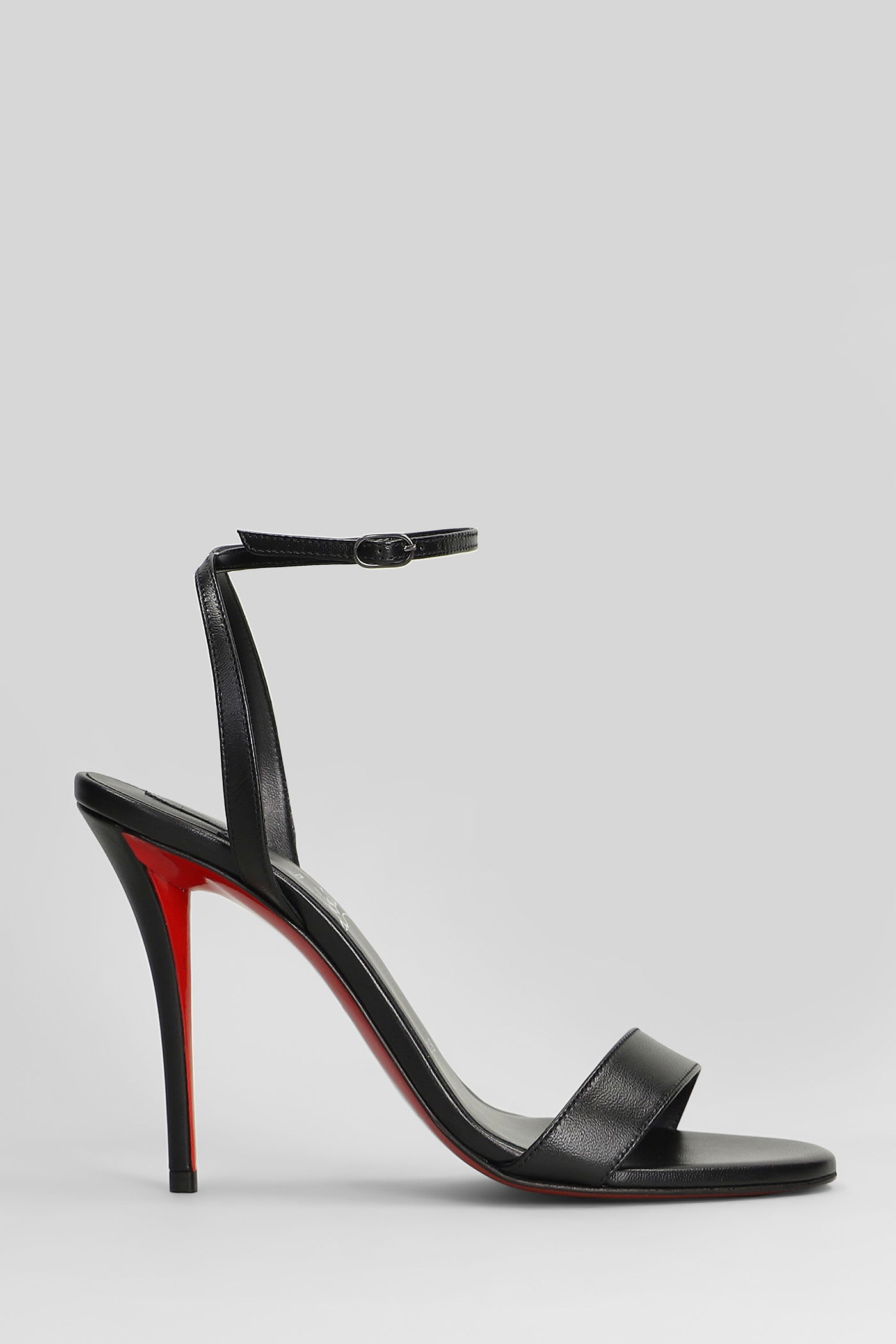 Christian Louboutin Miss Z Sandal 100 Sandals In Black Leather In Black