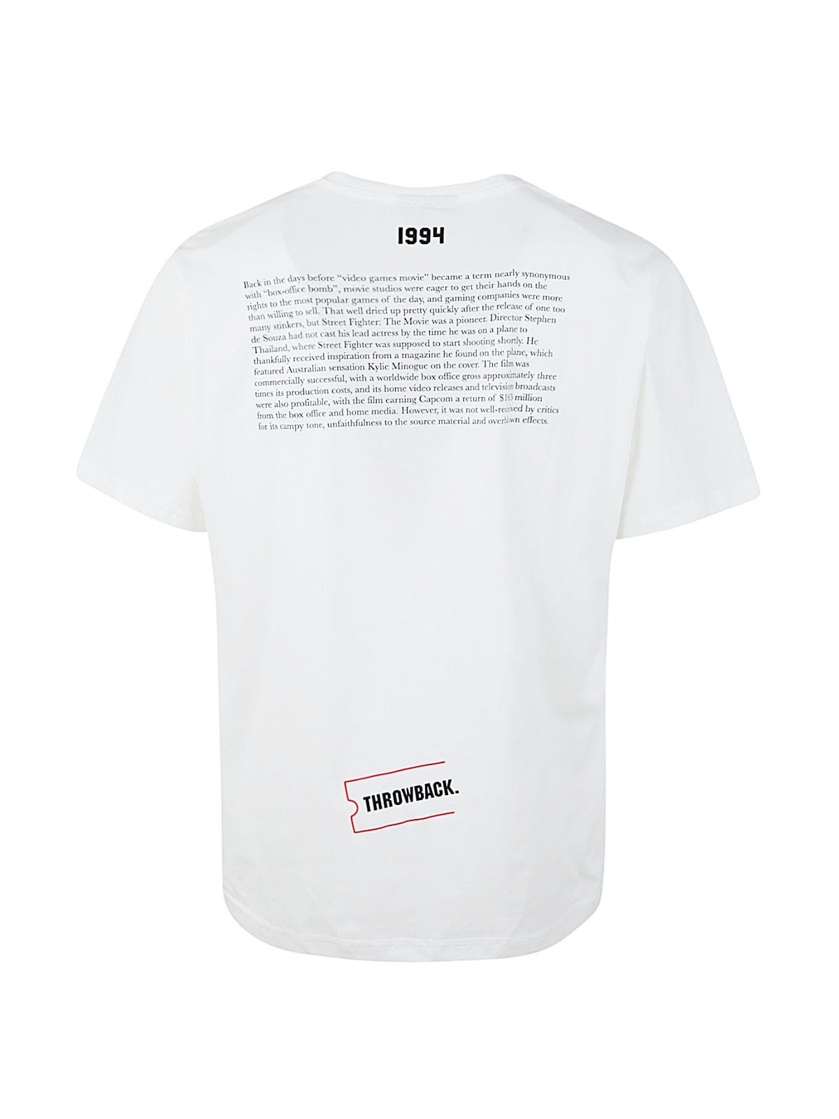 Shop Throwback Fighter T-shirt In White