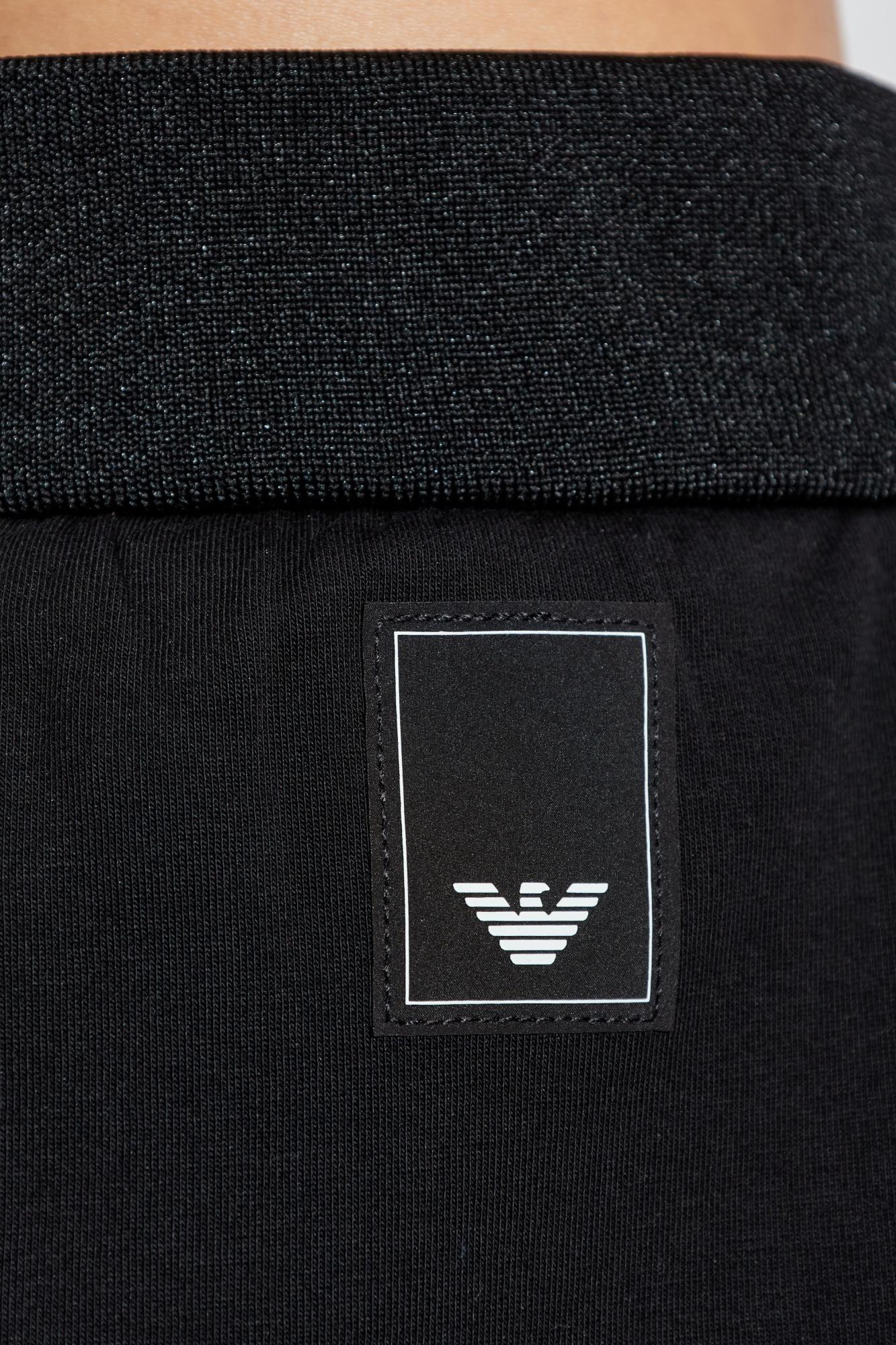 Emporio Armani Sweatpants In Black