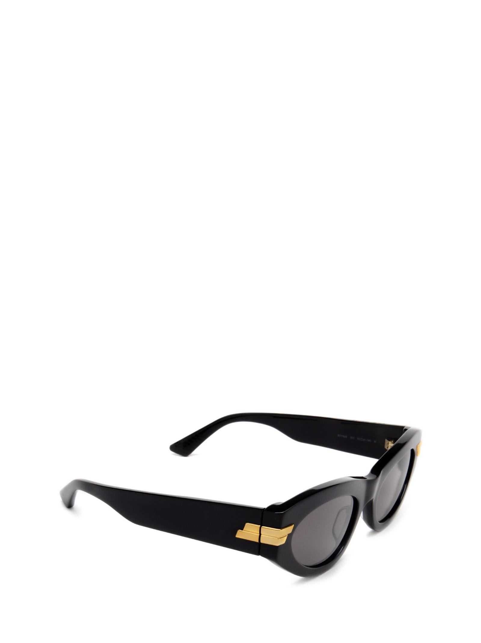 Shop Bottega Veneta Bv1189s Black Sunglasses