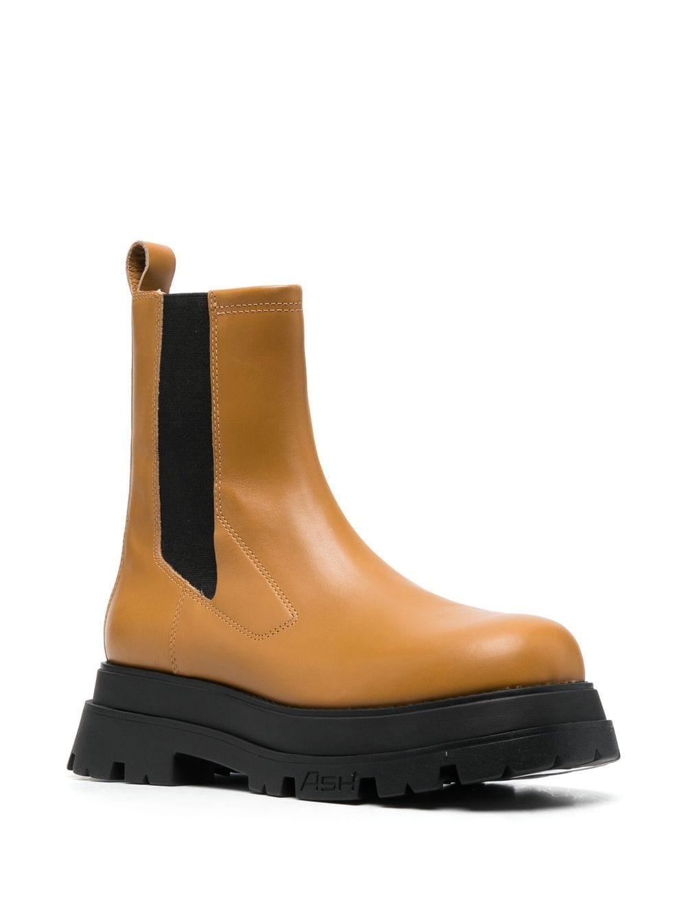 Ash Moncler Black Nylon Fusian Down Jacket In Brown