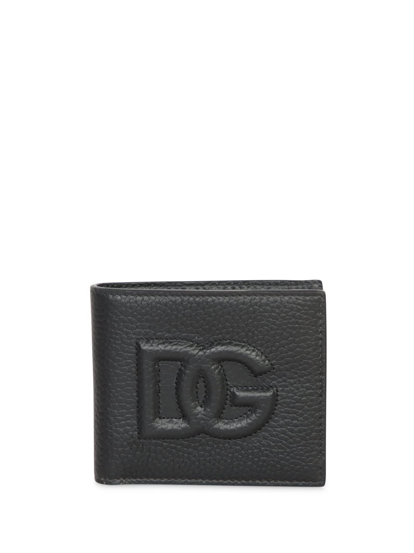 Shop Dolce & Gabbana Black Leather Wallet