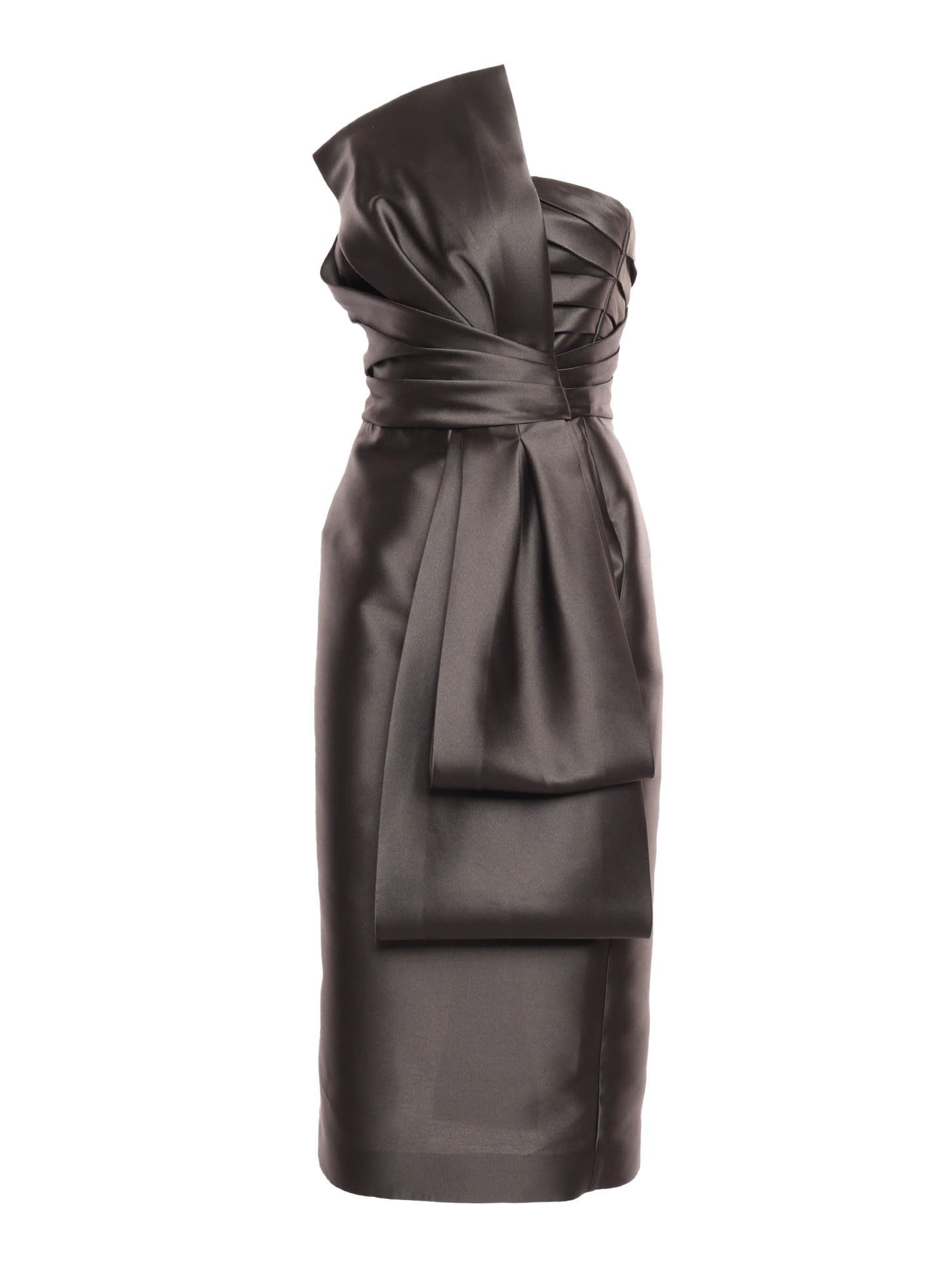 Mikado Bustier Dress