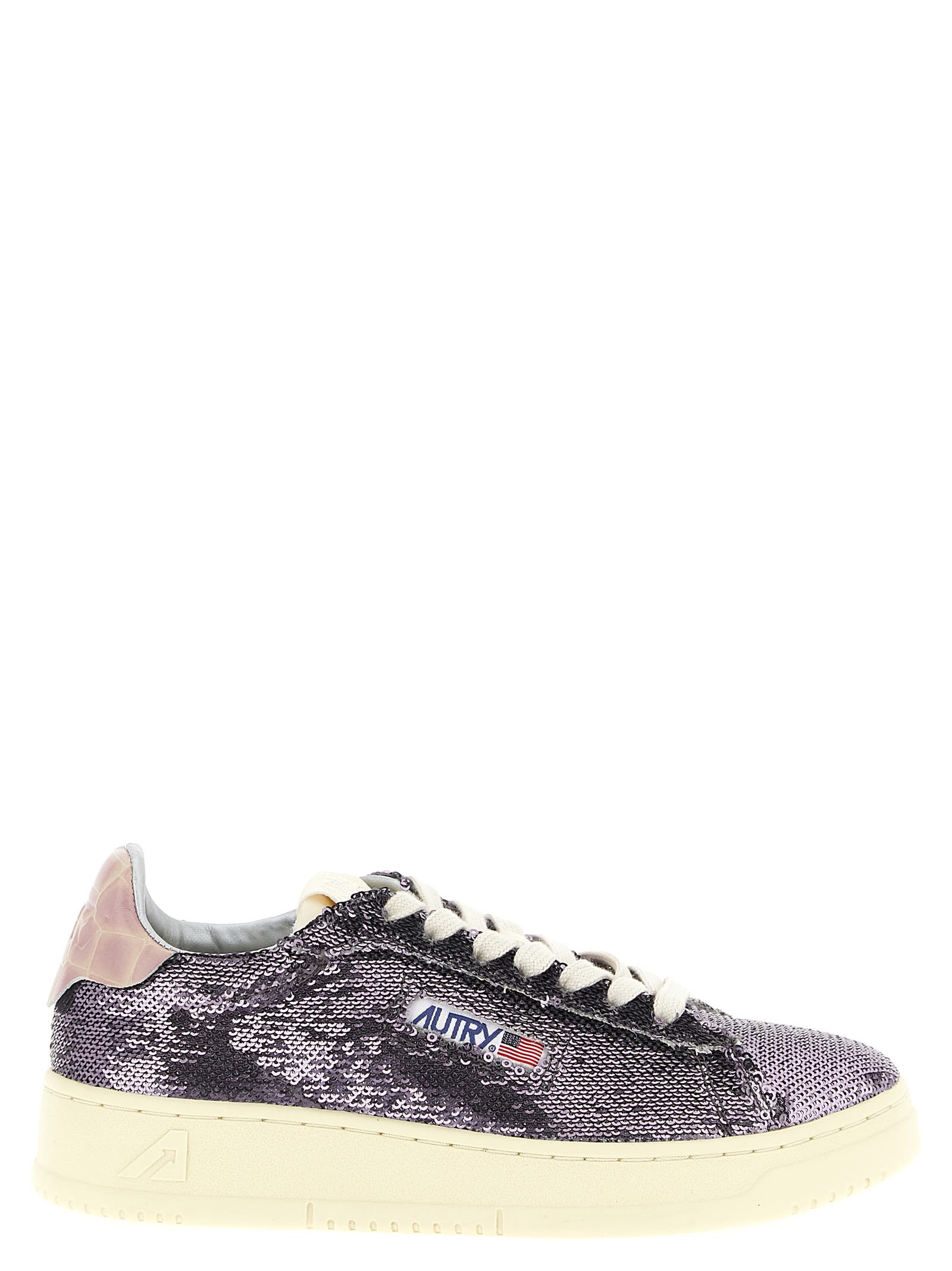 Autry "dallas Low Sparkling" Sneaker In Multi