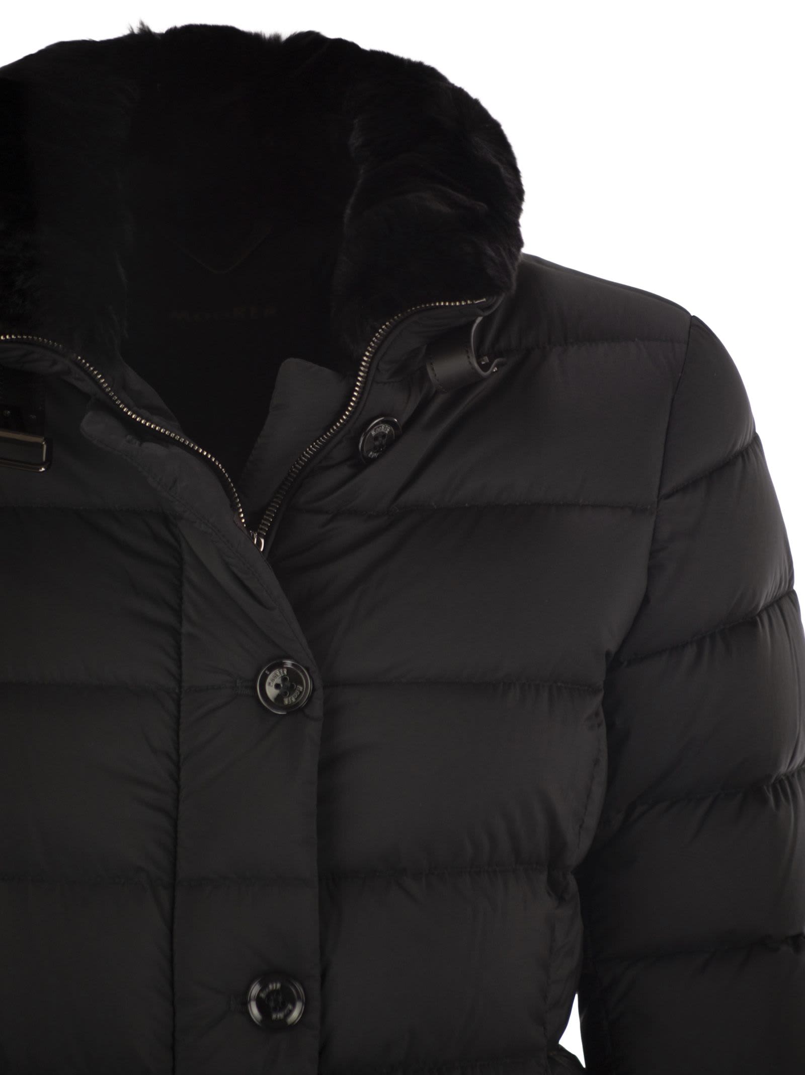 Moorer Vetiver-s3 Jacket In Black