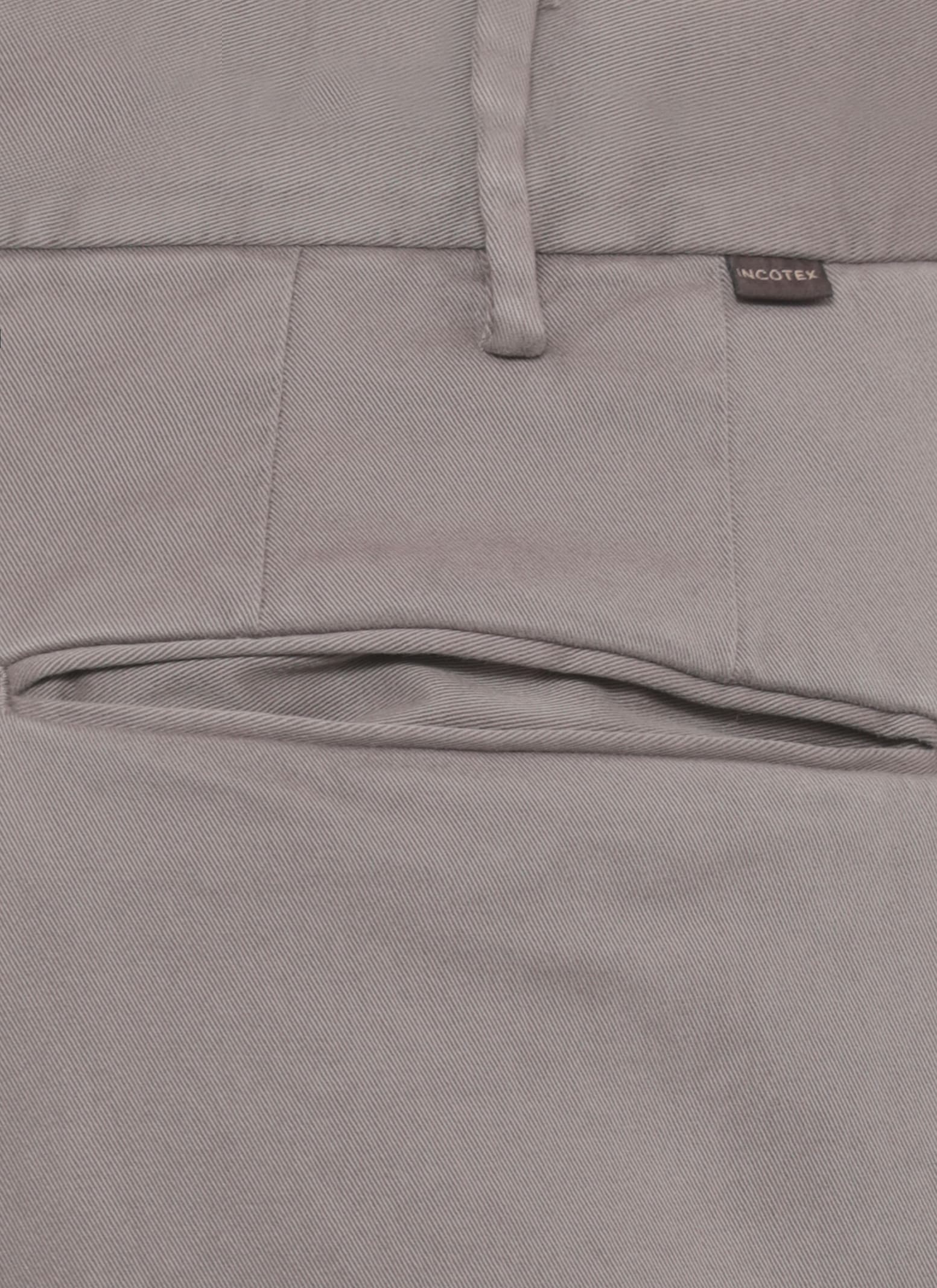 Incotex Stretch-cotton Trousers In Gray