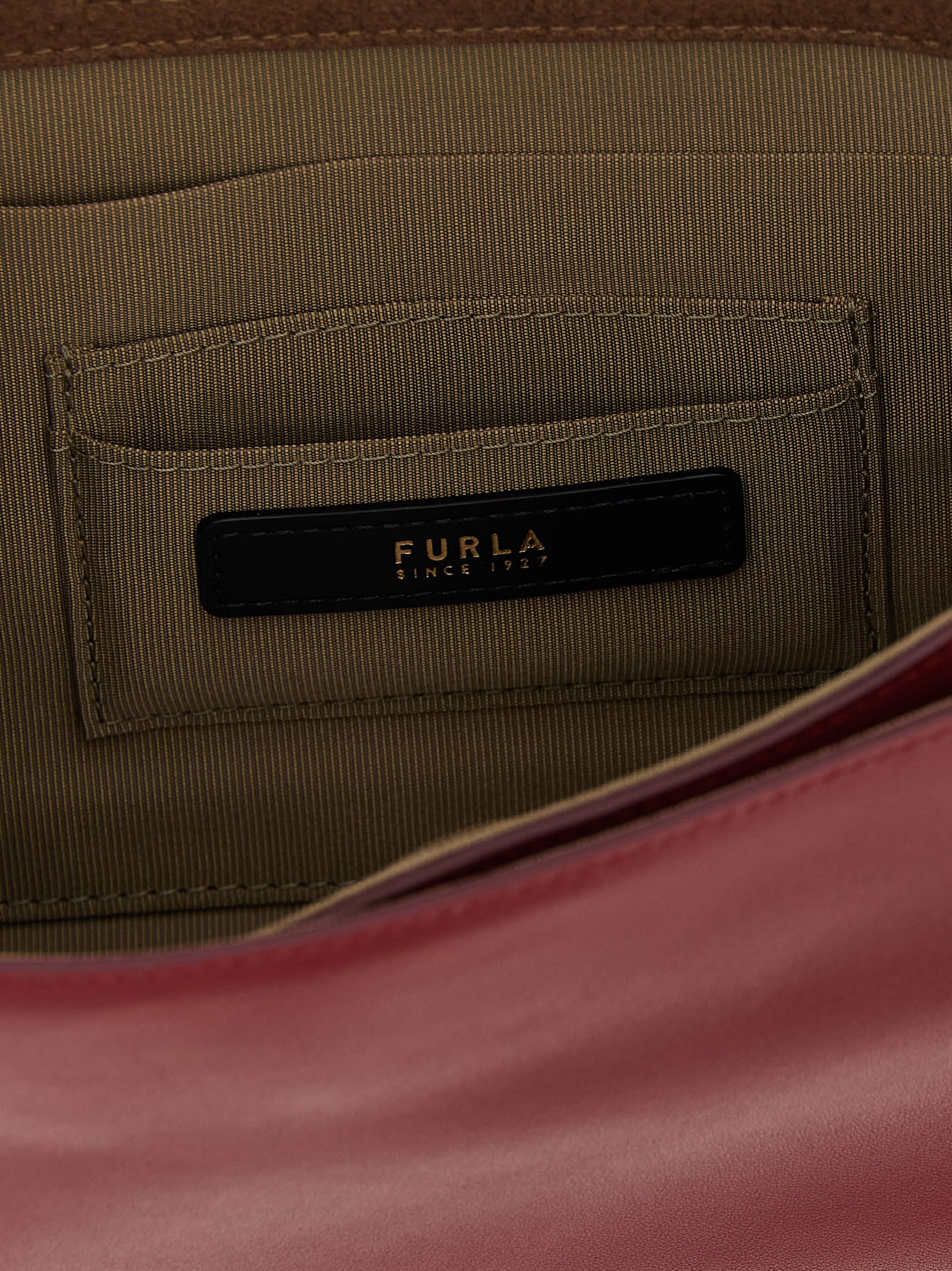 Furla ' Giada' Clutch In Burgundy