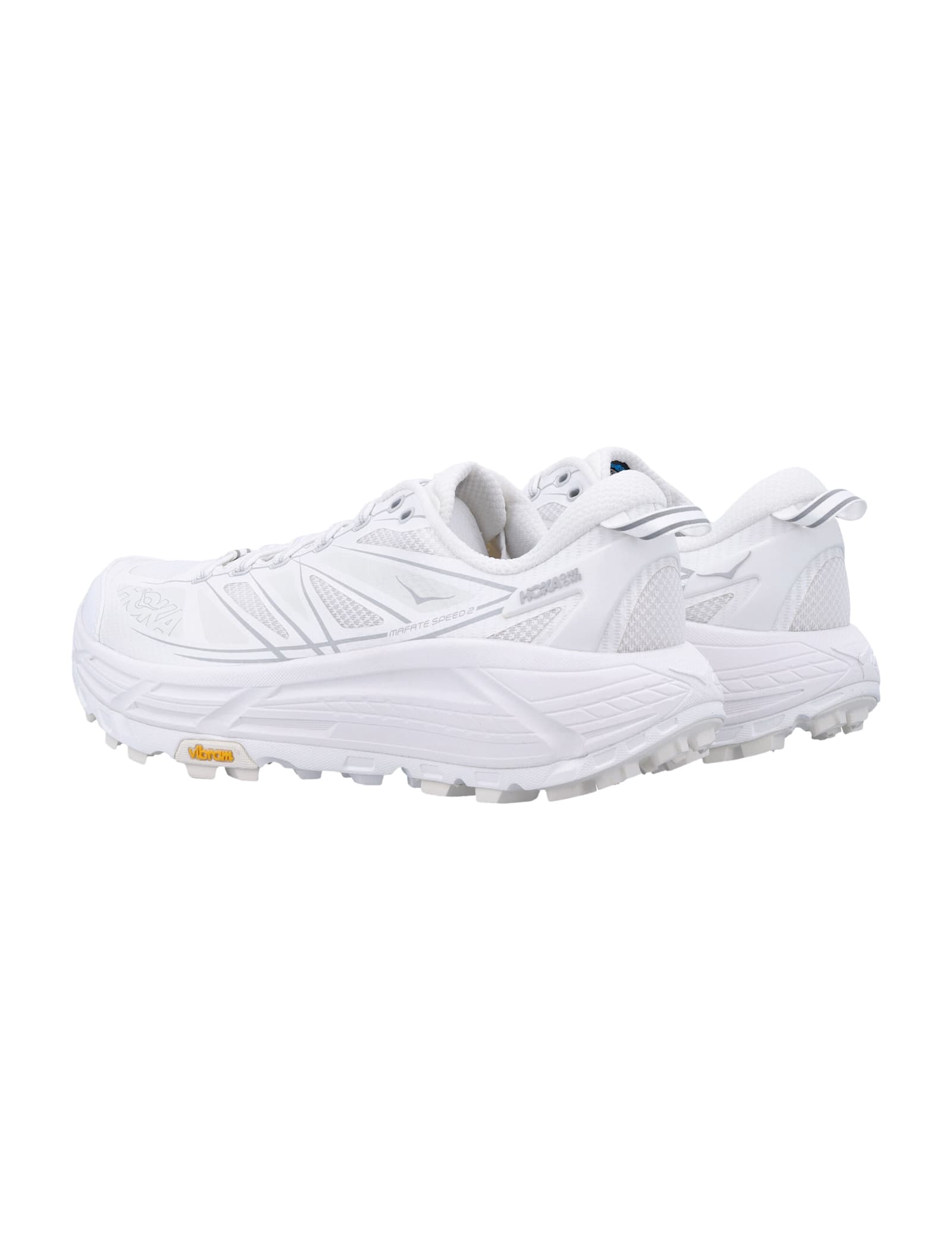 Hoka Mafate Speed 2 In White / Lunar Rock