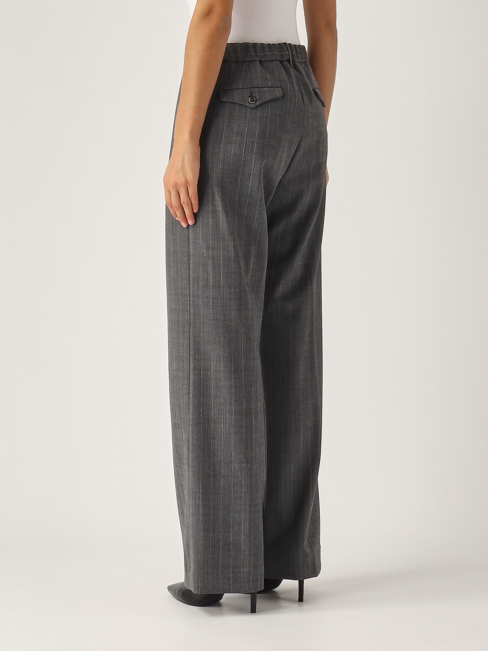 Shop Nine In The Morning Blenda Trousers In Gessato