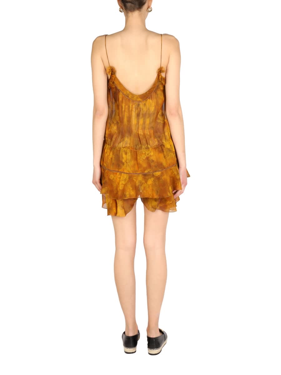 Shop Dsquared2 Ajour Dress In Brown