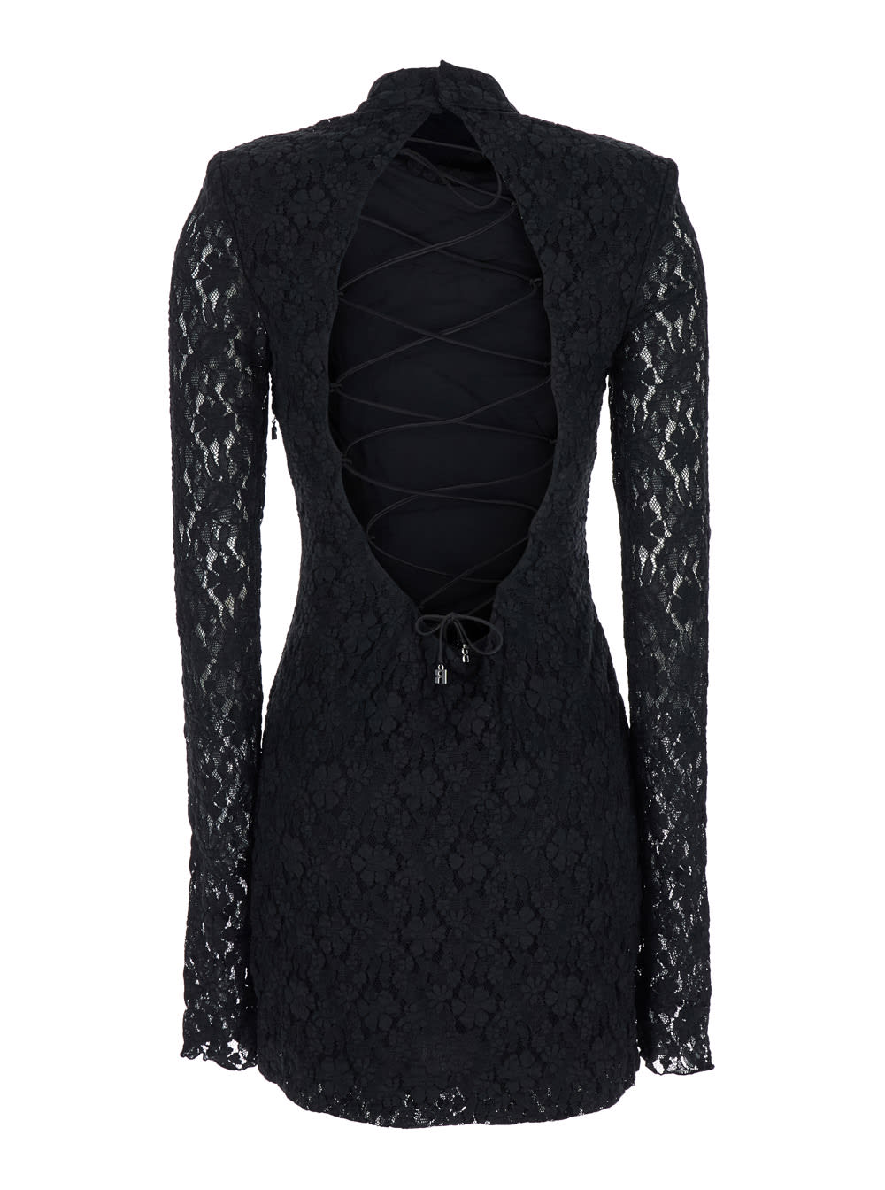 ROTATE BIRGER CHRISTENSEN LACE MINI LS DRESS 