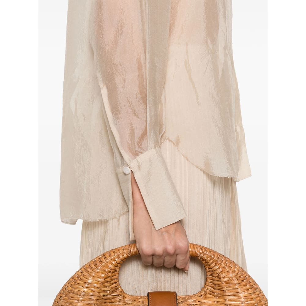 Forte Forte Organze Shirt In Nude