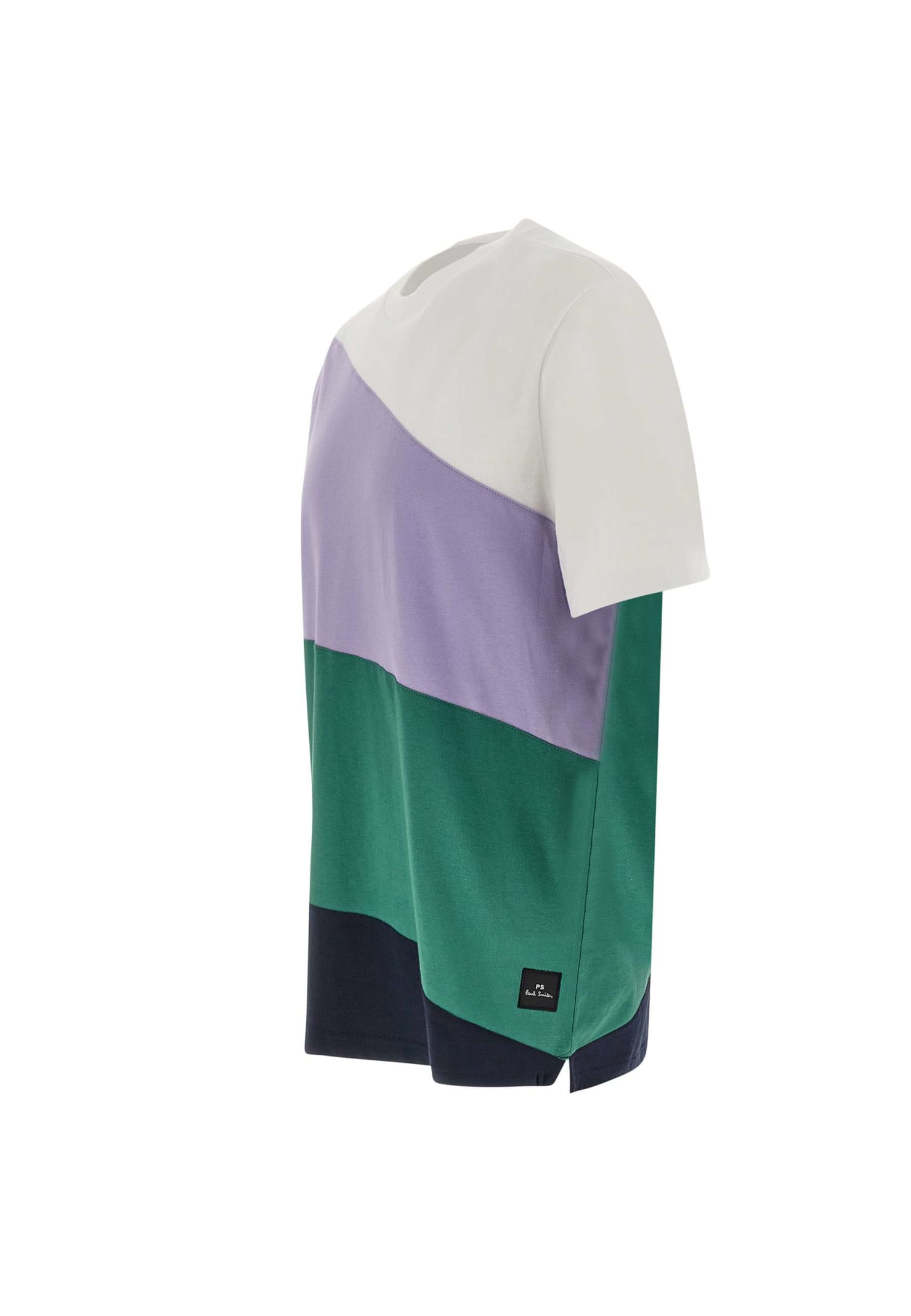 Shop Paul Smith Cotton T-shirt In Lilac