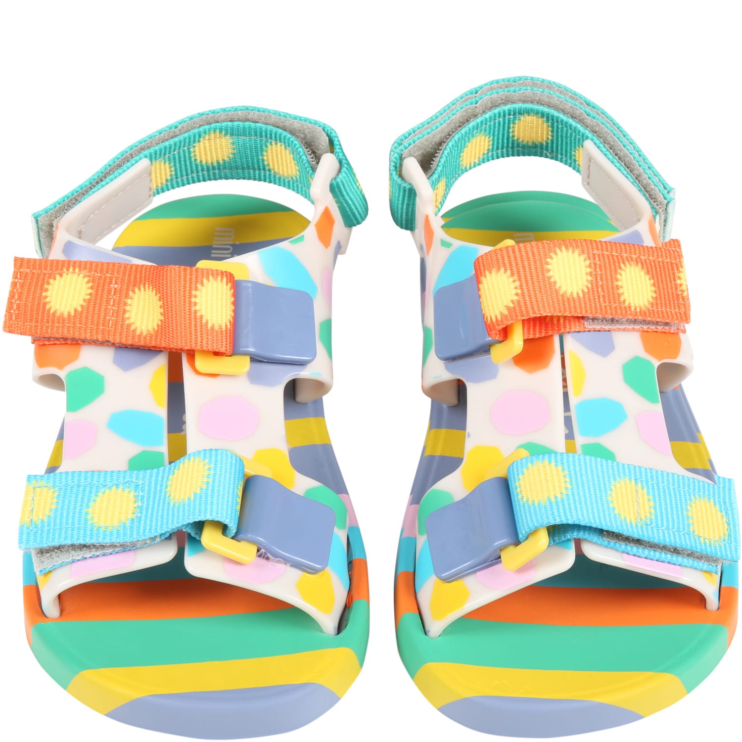 Shop Melissa Multicolor Sandals For Kids With Sun