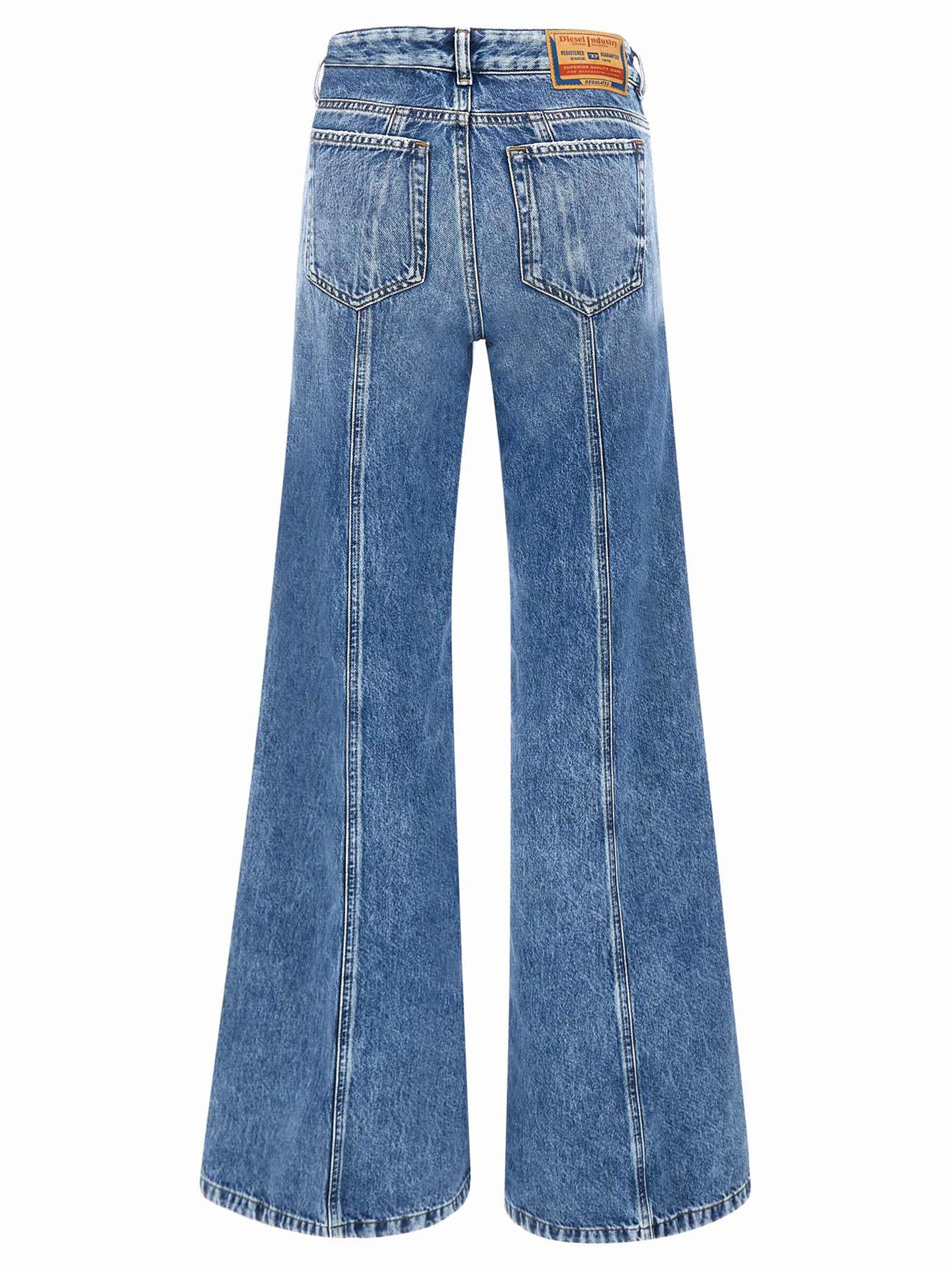 Shop Diesel D-akii Indaco Bootcut Jeans In Blue