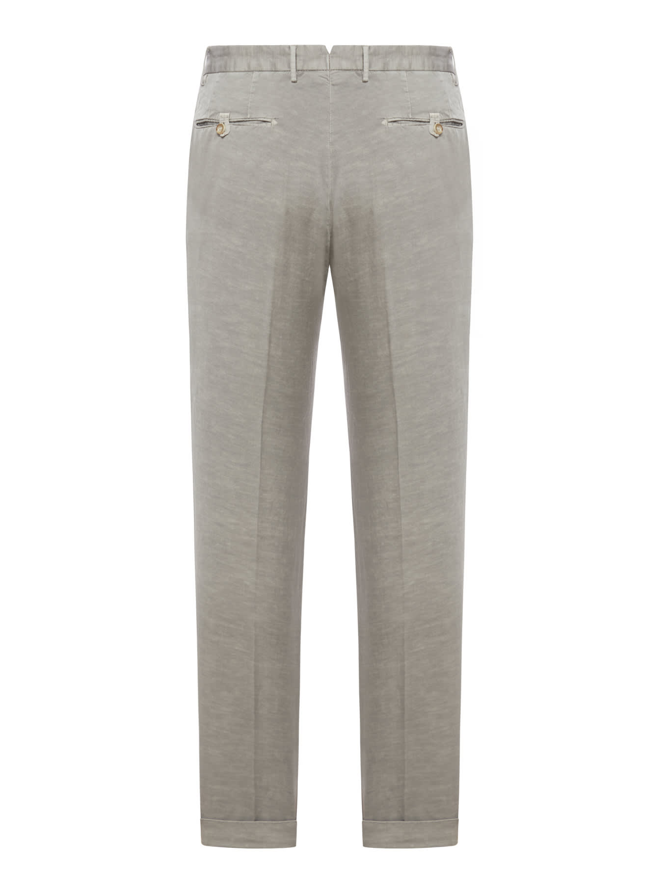 Shop Incotex Pants In Medium Grey