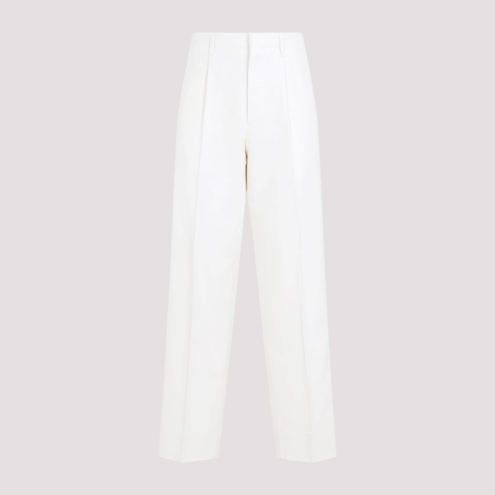 ZEGNA COTTON CASHMERE PANTS 