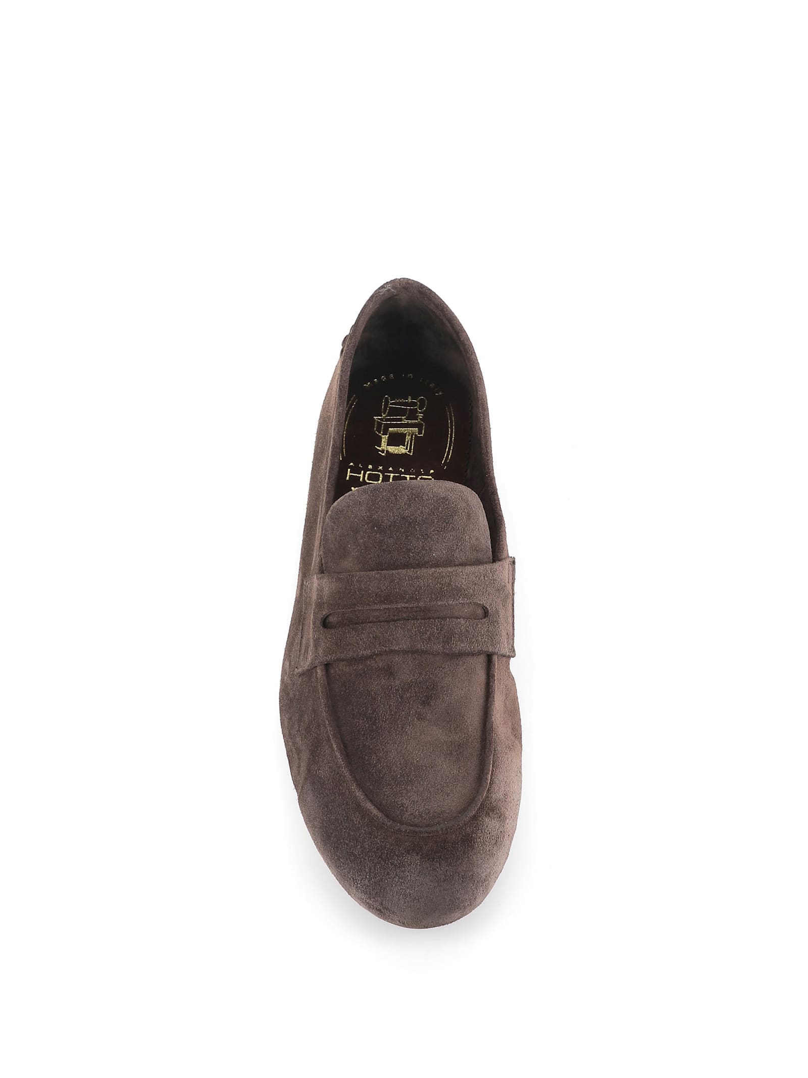 Alexander Hotto Suede Loafers In Brown