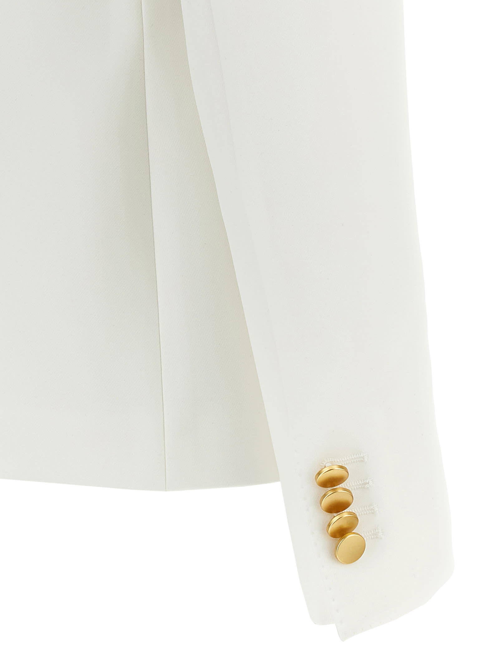 Tagliatore 'alicya' Suit Double-breasted Flared Trousers In White