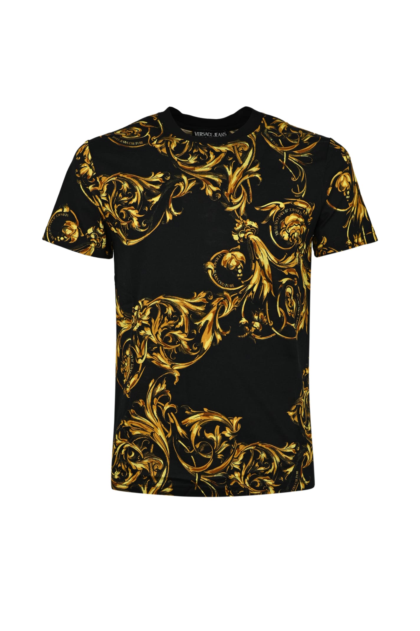 versace jeans couture baroque t-shirt