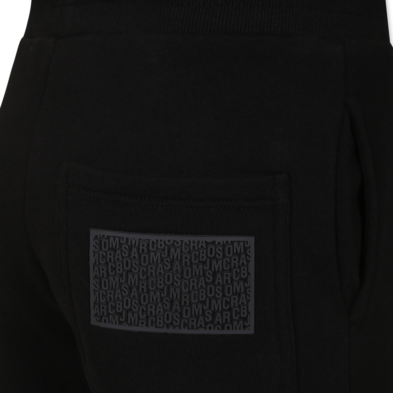 Marc Jacobs Black Trousers For Kids With Logo In Black