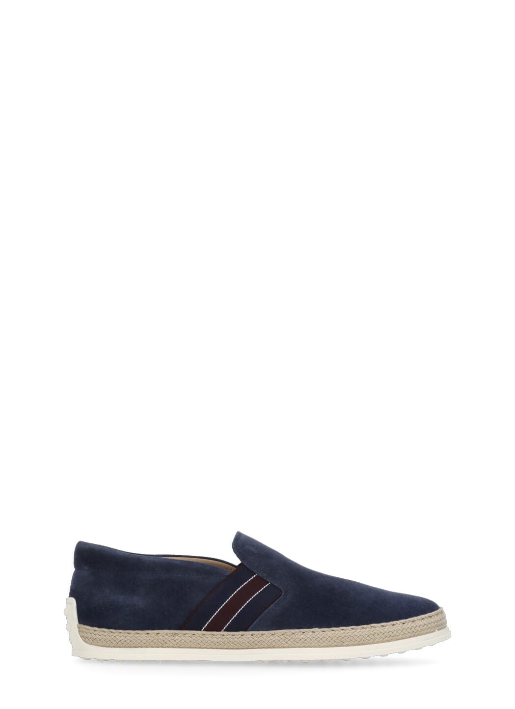 Shop Tod's Smooth Leather Loafers In Blue