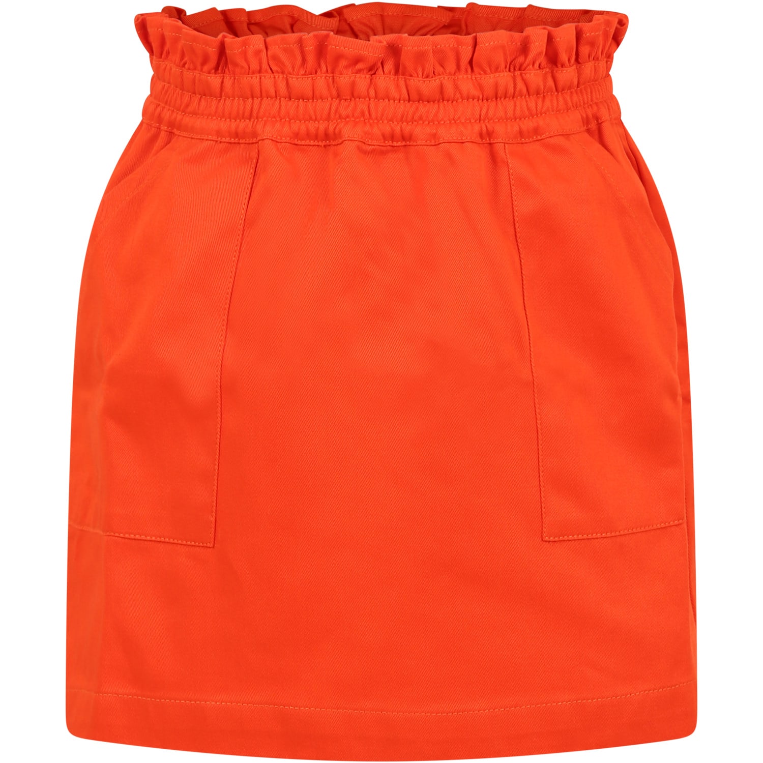 Armani Collezioni Kids' Red Skirt For Girl With Iconi Eaglet