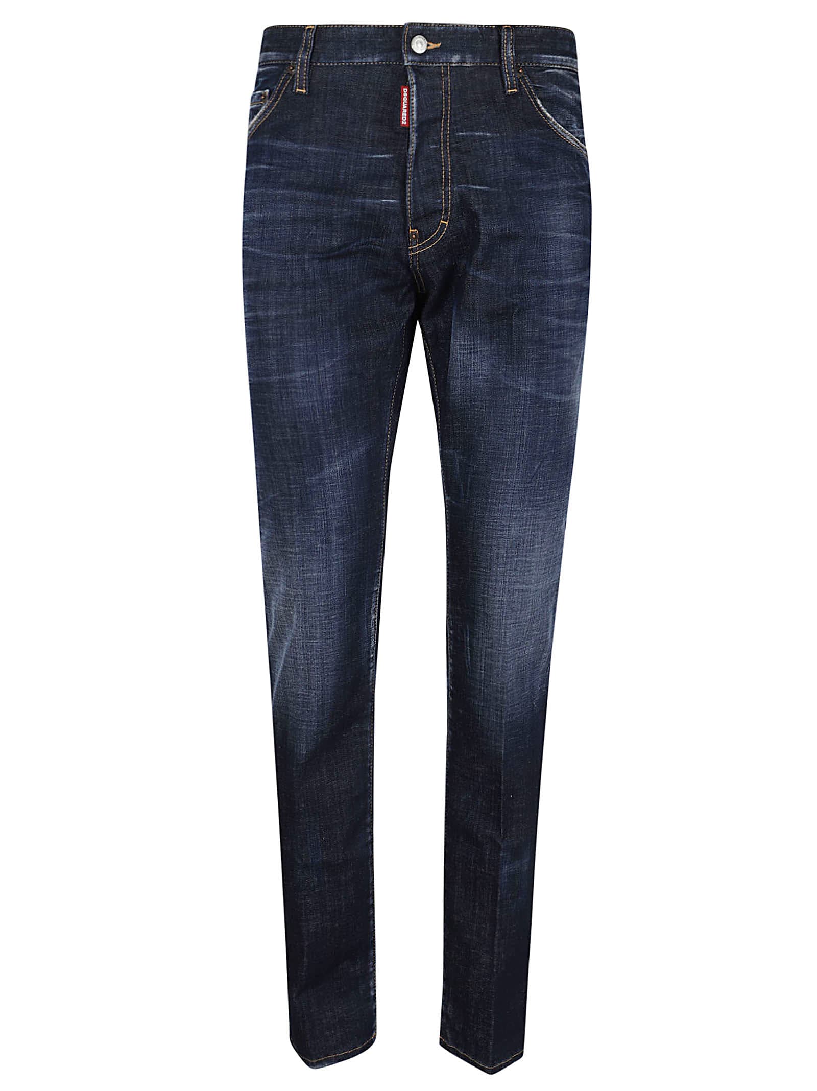 Shop Dsquared2 Cool Guy Jean In Navy Blue