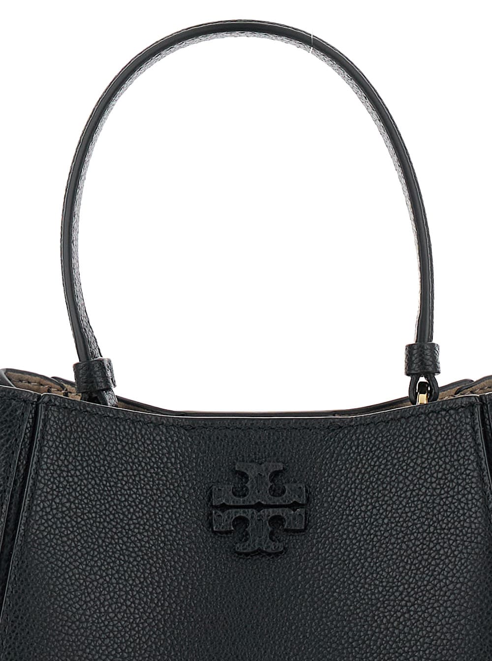 Tory Burch Small Mcgraw Bucket Bag In Black